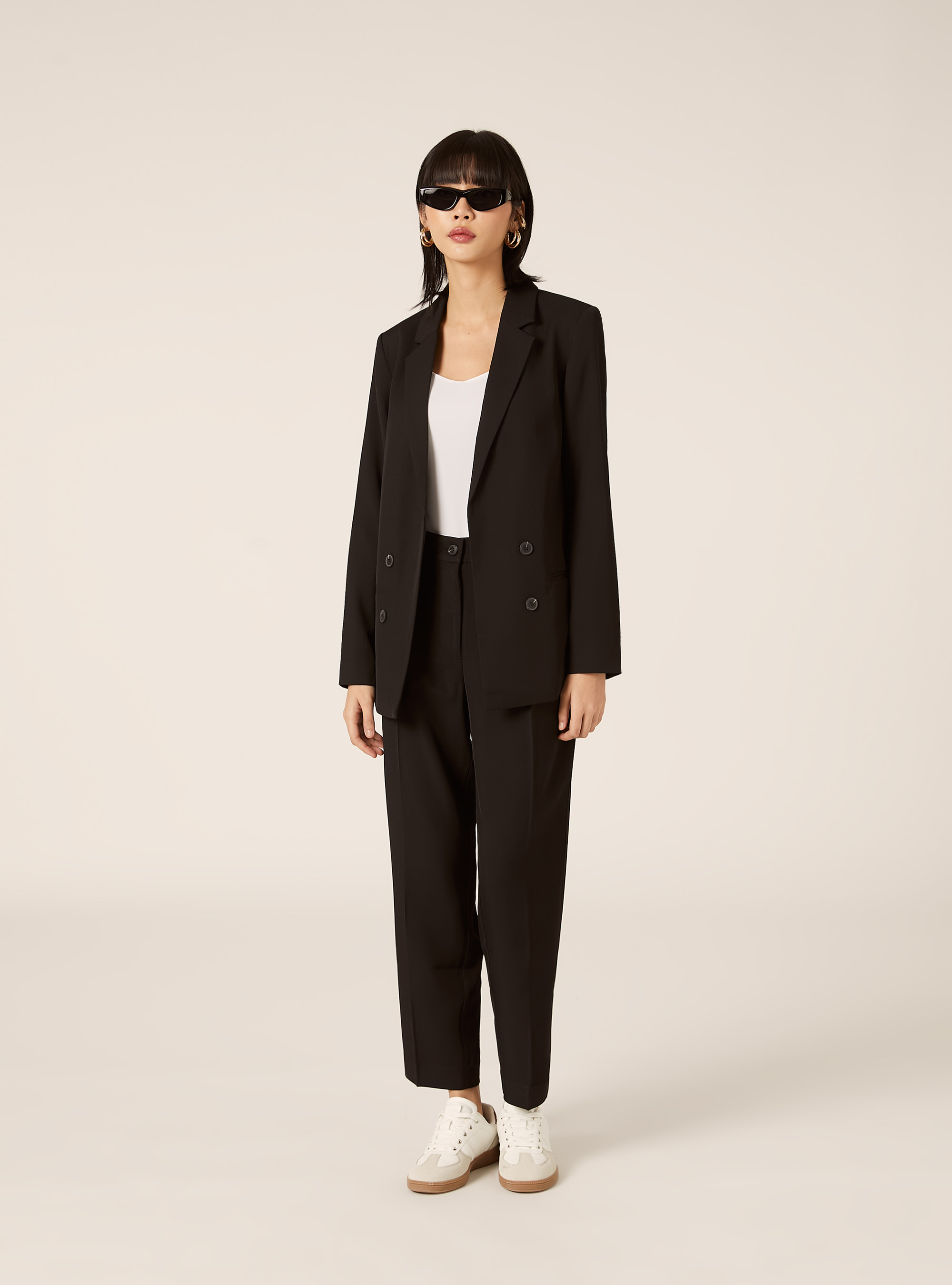Blazer cruzado, BK1 BLACK