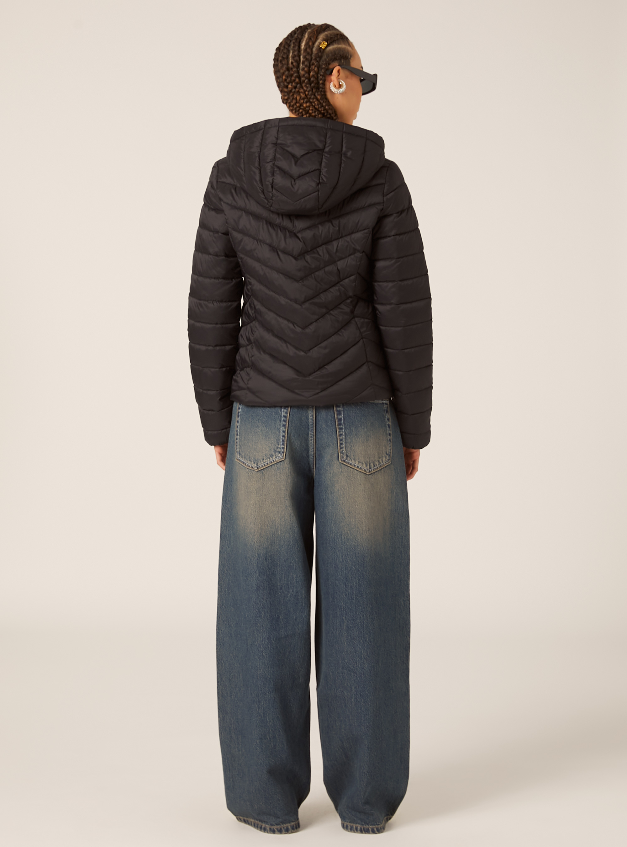 Veste avec rembourrage recyclé, BK1 BLACK