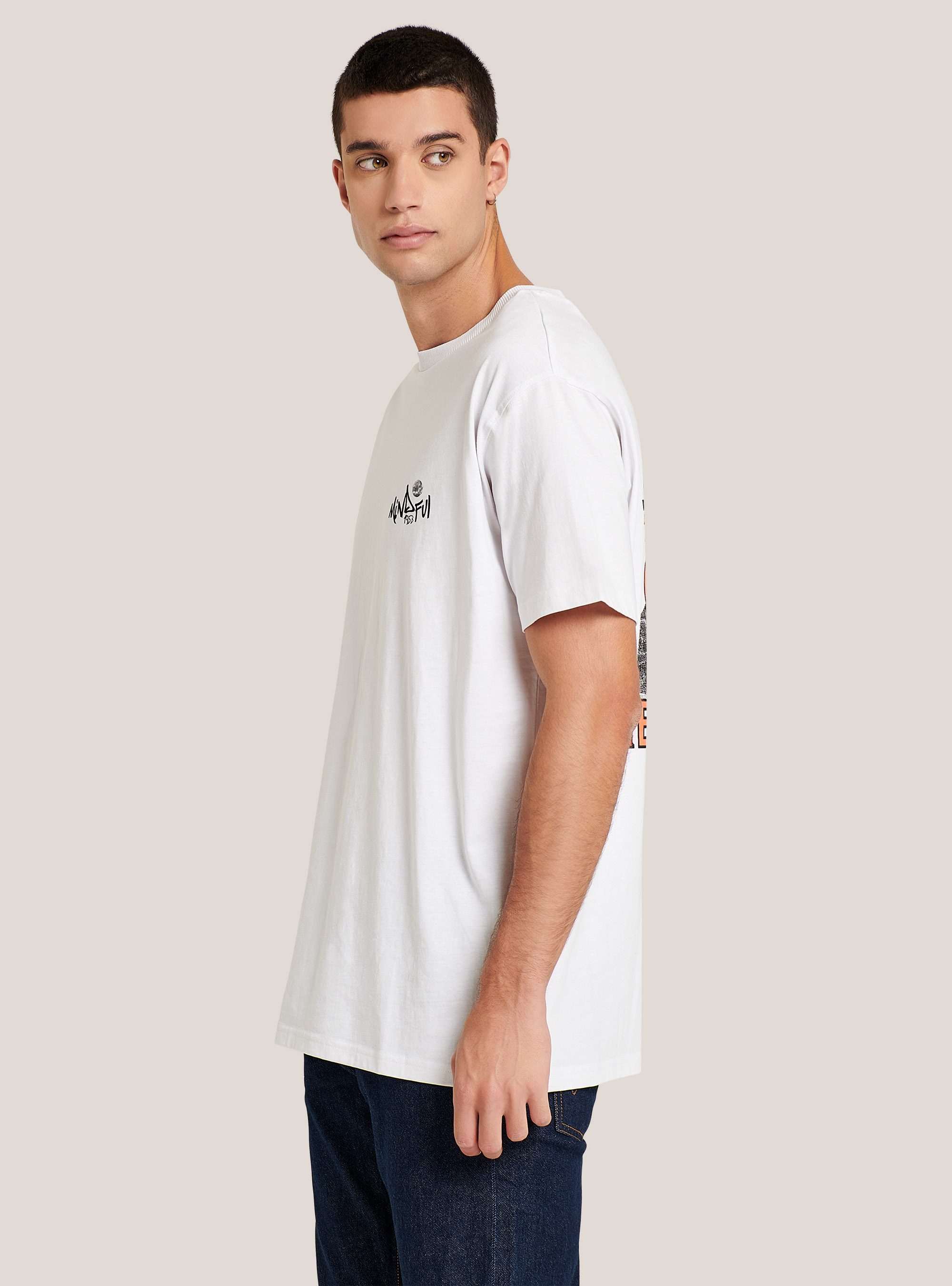 Urban oversize T-shirt, WHITE