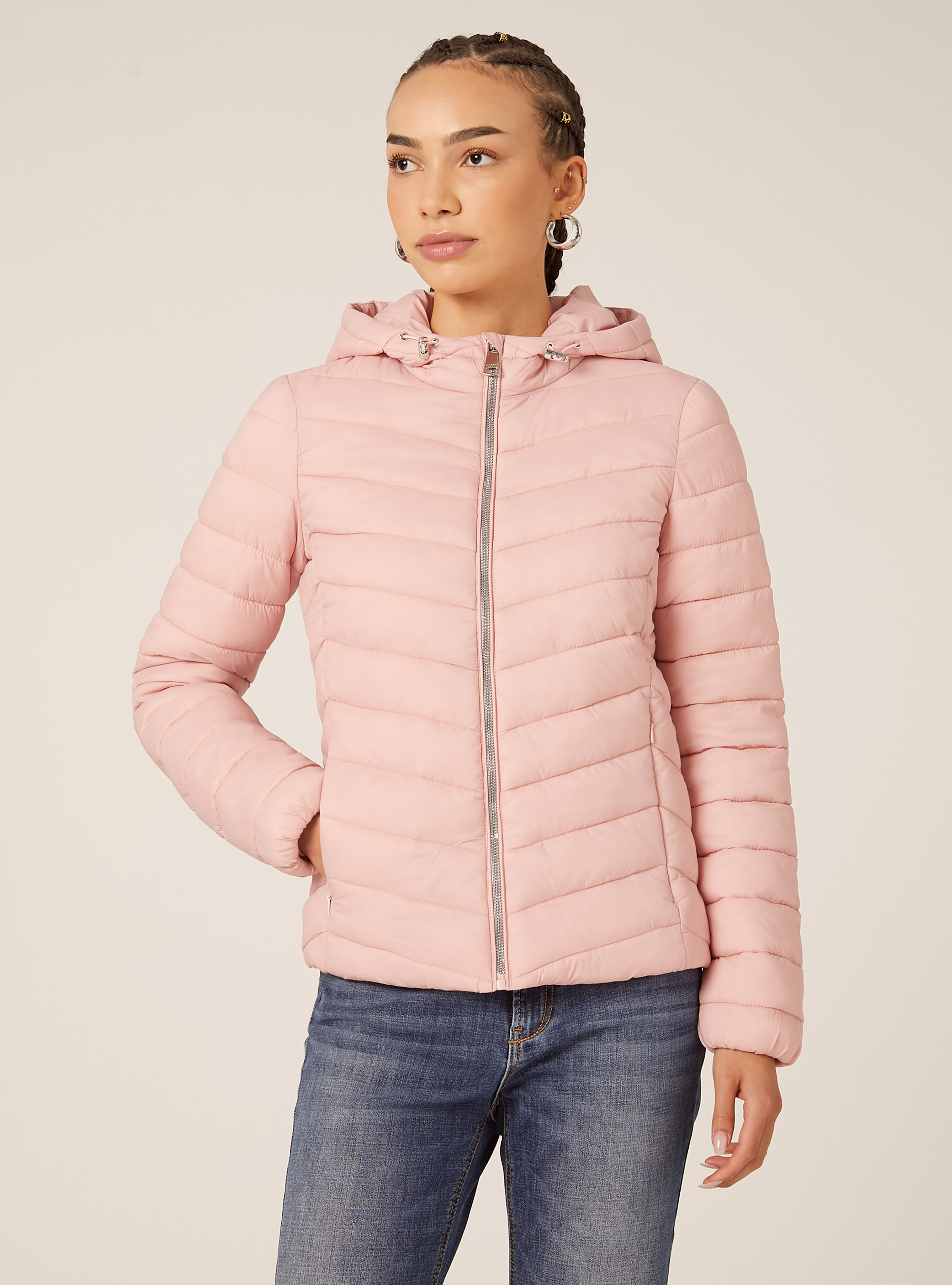 Jacket with recycled padding, PK2 PINK MEDIUM