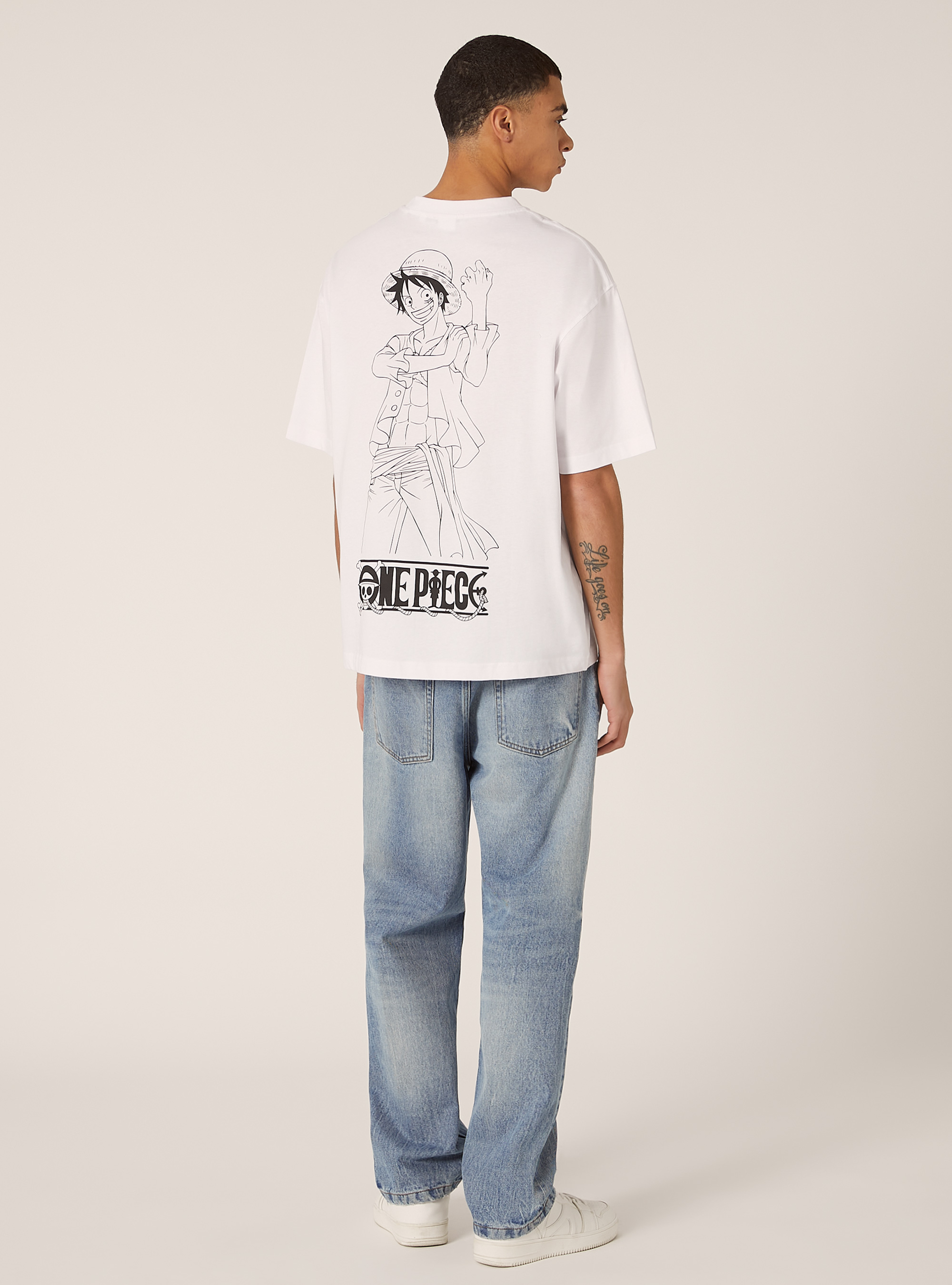 Maglietta boxy fit One Piece / Alcott, WH3 WHITE