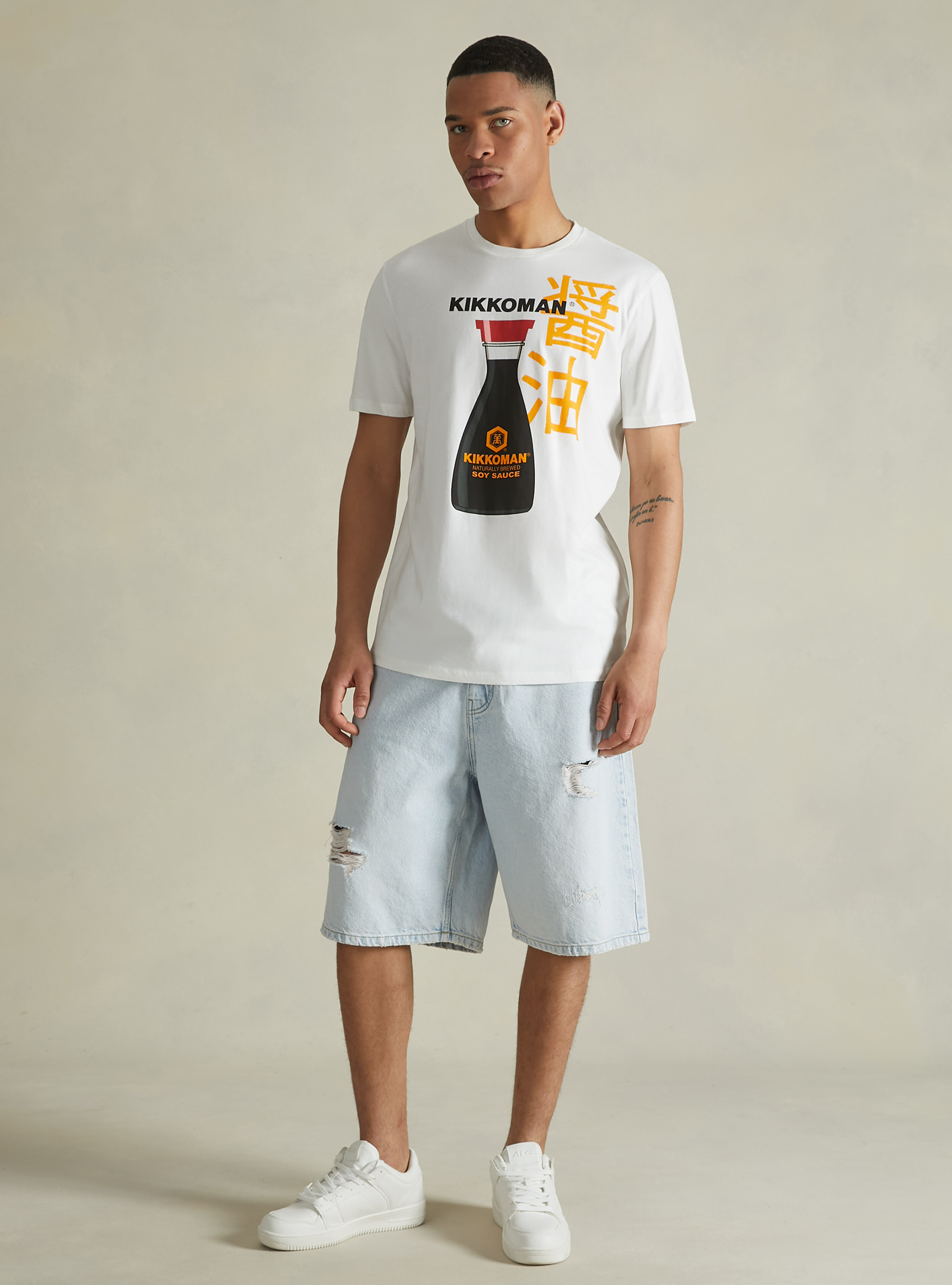 Kikkoman / Alcott T-shirt, WH1 OFF WHITE