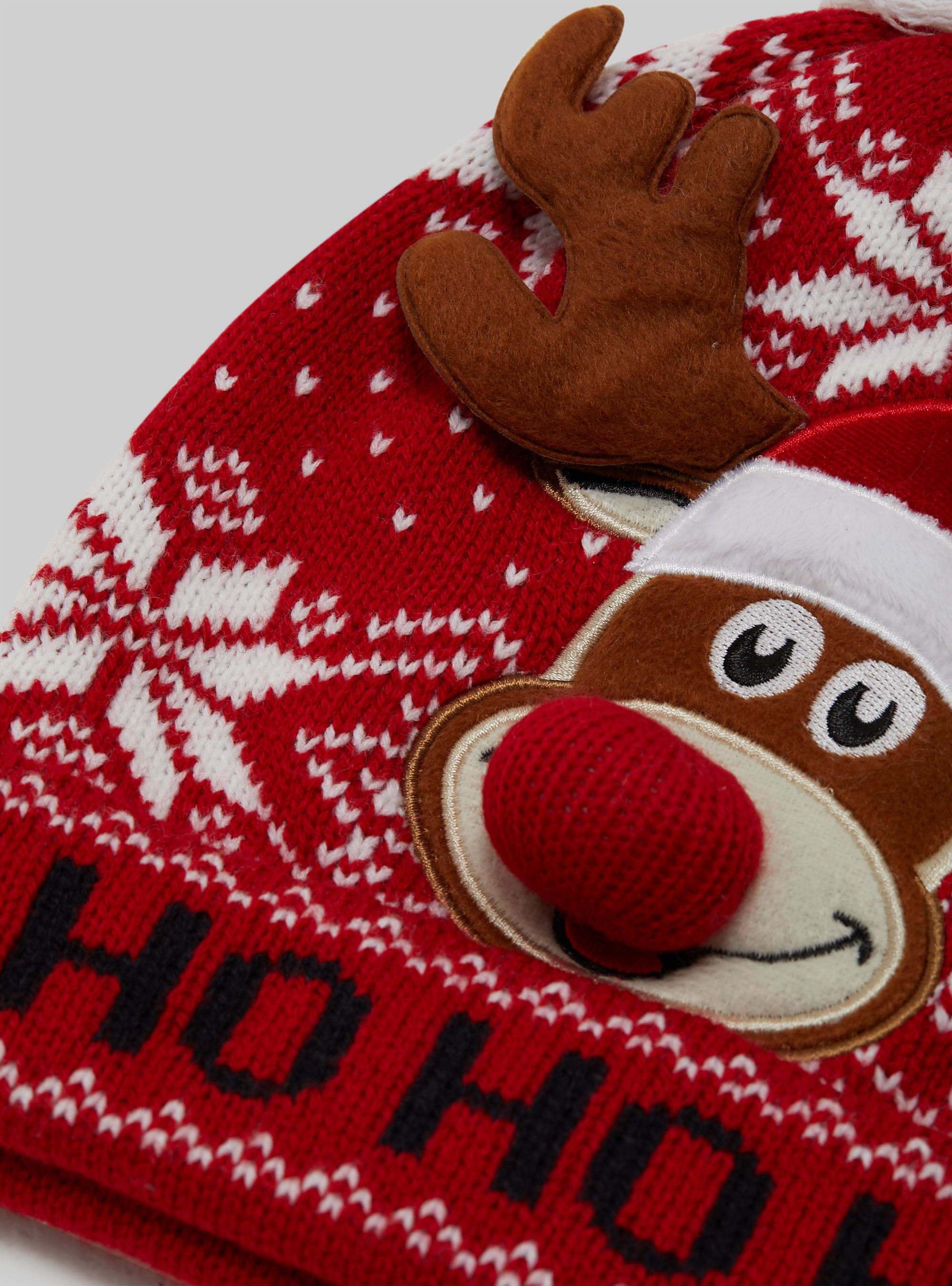 Cappello christmas rudolph, RD2 RED MEDIUM