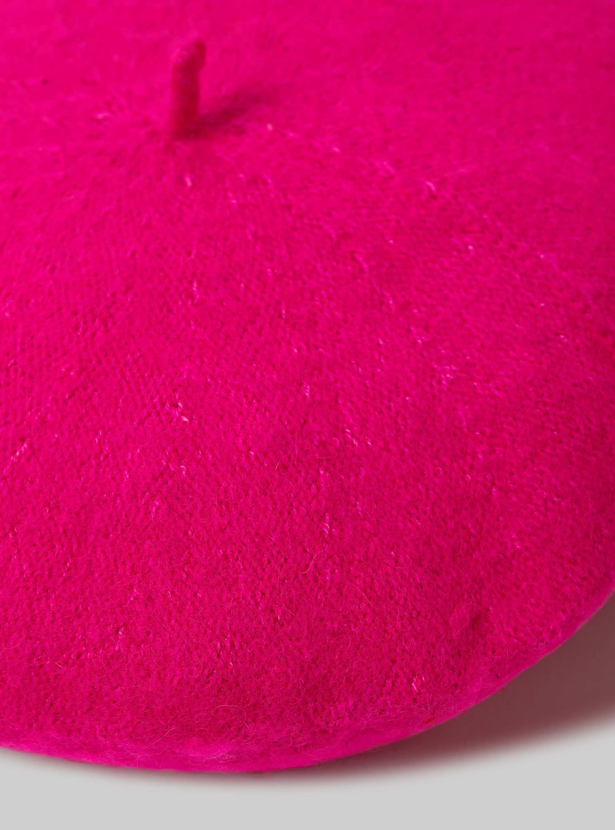 Baskenmutze aus einer Wollmischung, FX1 FUXIA DARK