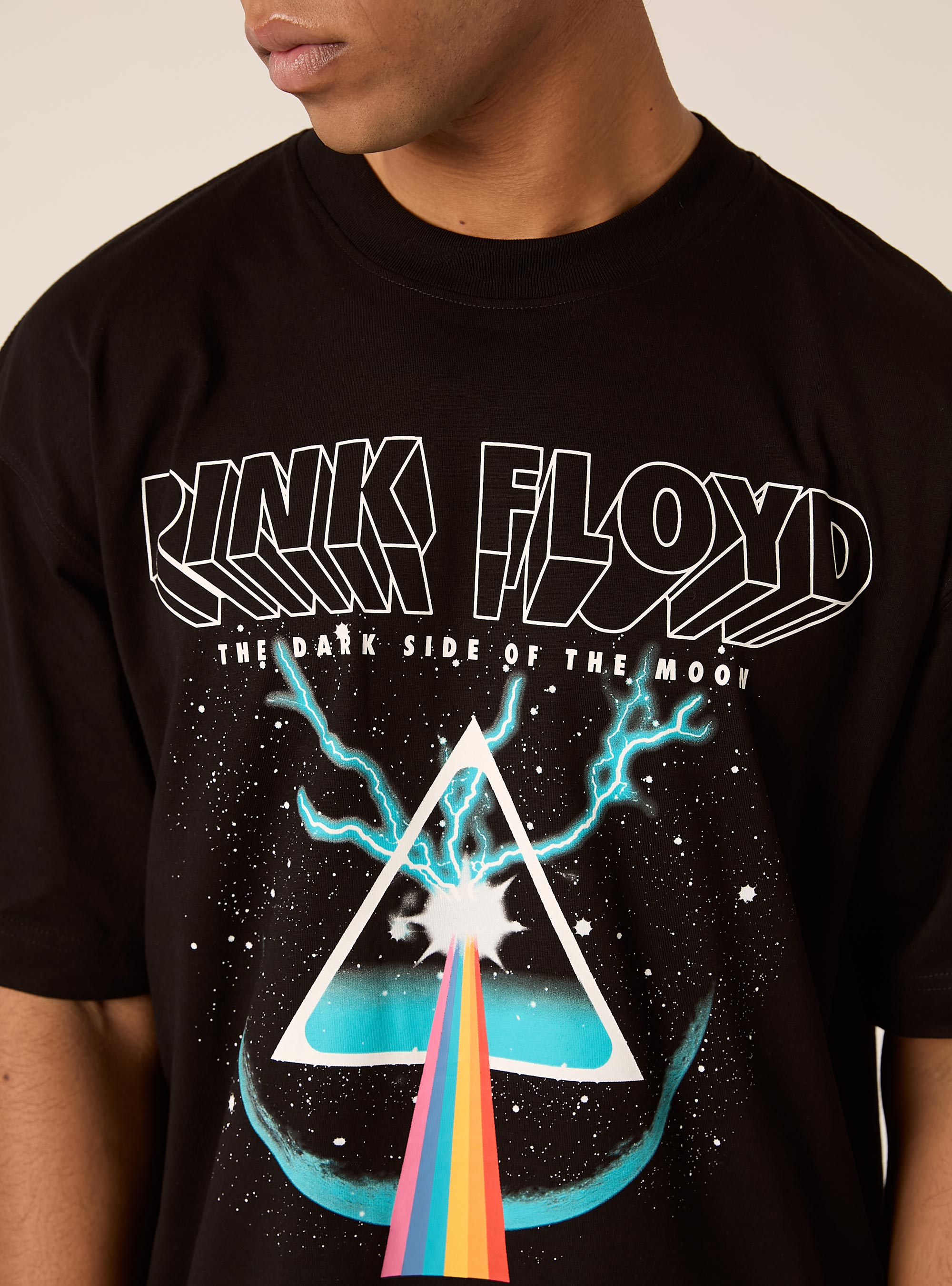 Pink Floyd / Alcott boxy fit T-shirt, BK1 BLACK