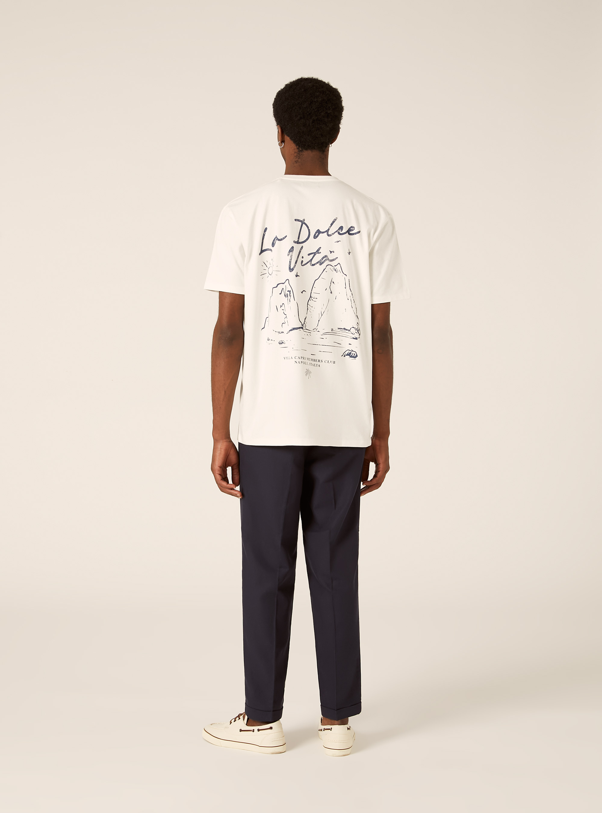 T-shirt capri la dolce vita, WH2 WHITE