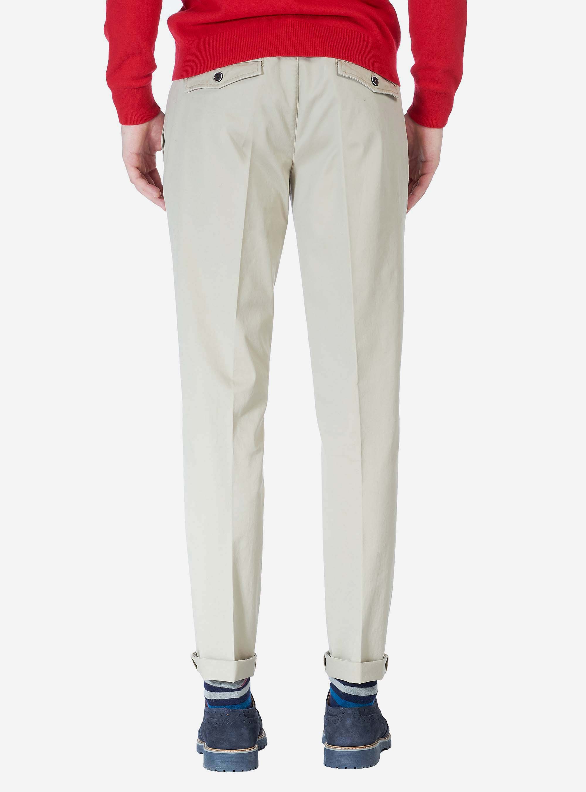 SLACK SLIM FIT PANTS, BEIGE