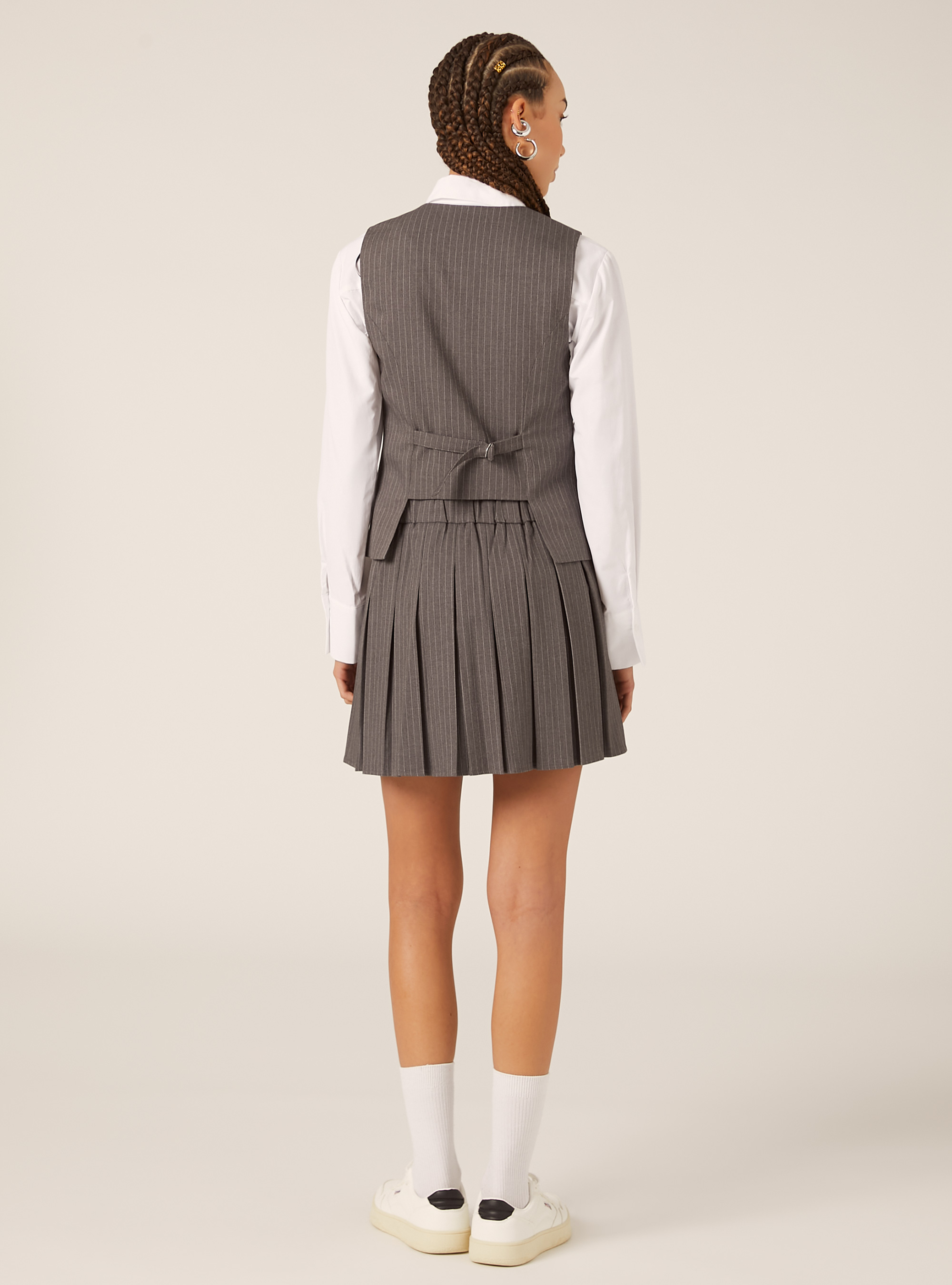 Gilet fantaisie, MGY1 GREY MEL DARK