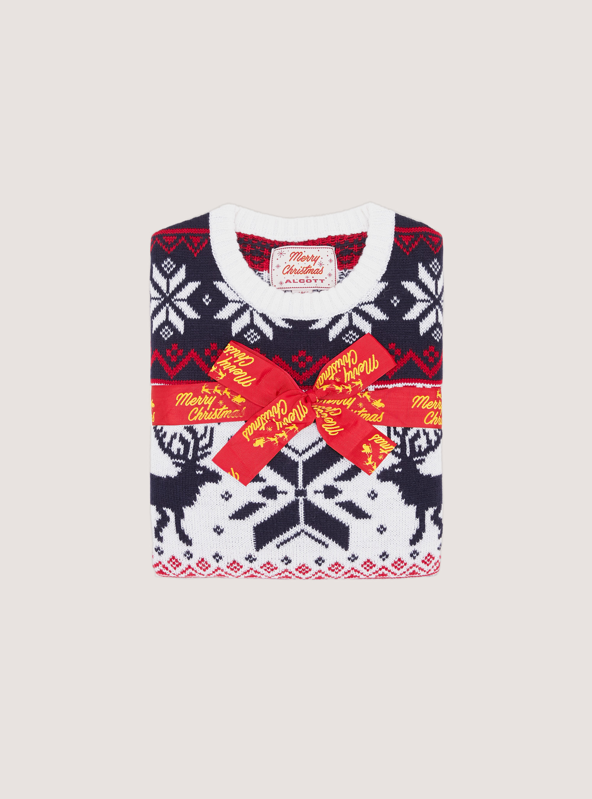 Jersey de la colecci&oacute;n familiar de Navidad, WH1 OFF WHITE