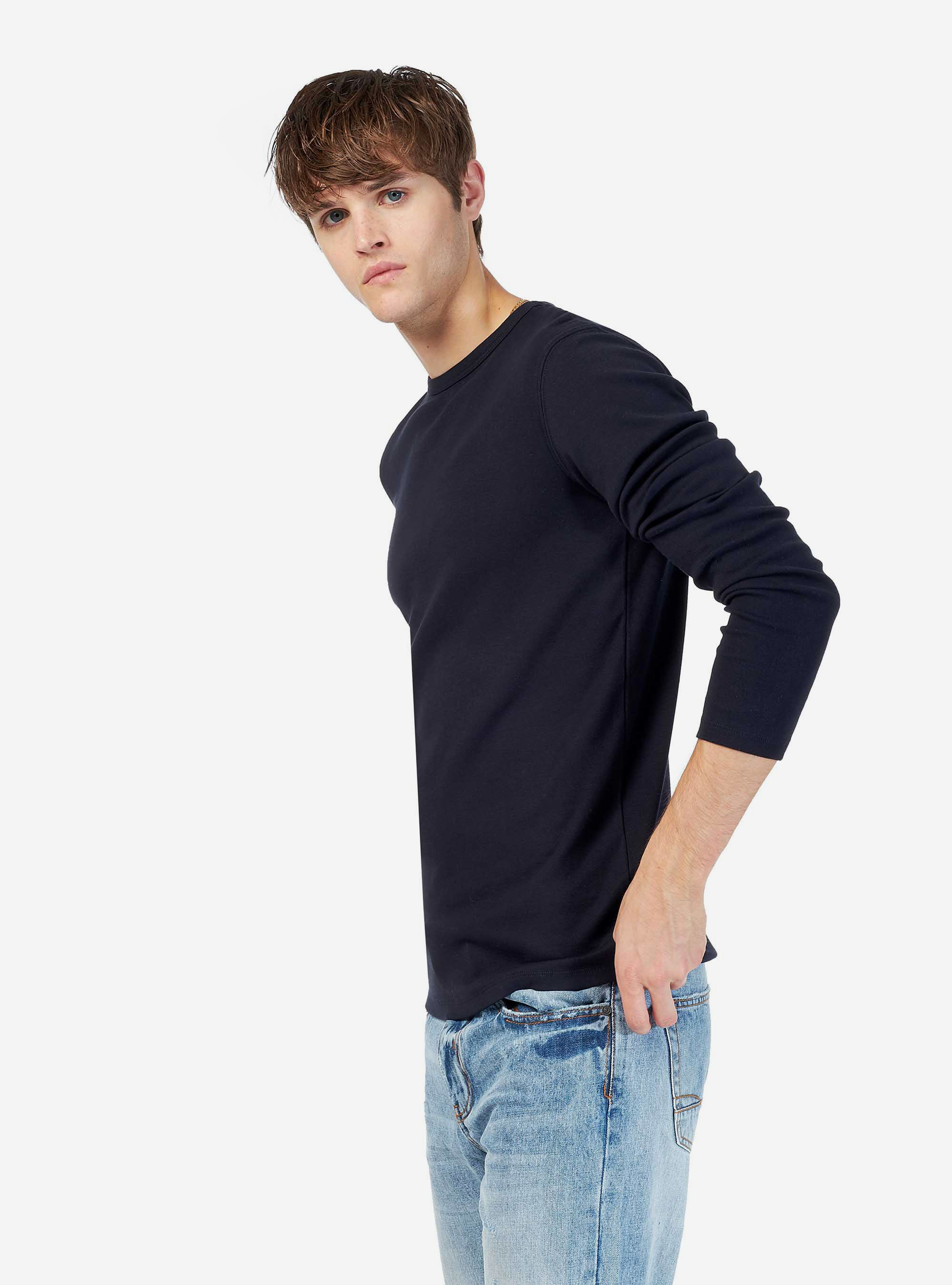 Tshirt à manches longues, C2254 BLUE