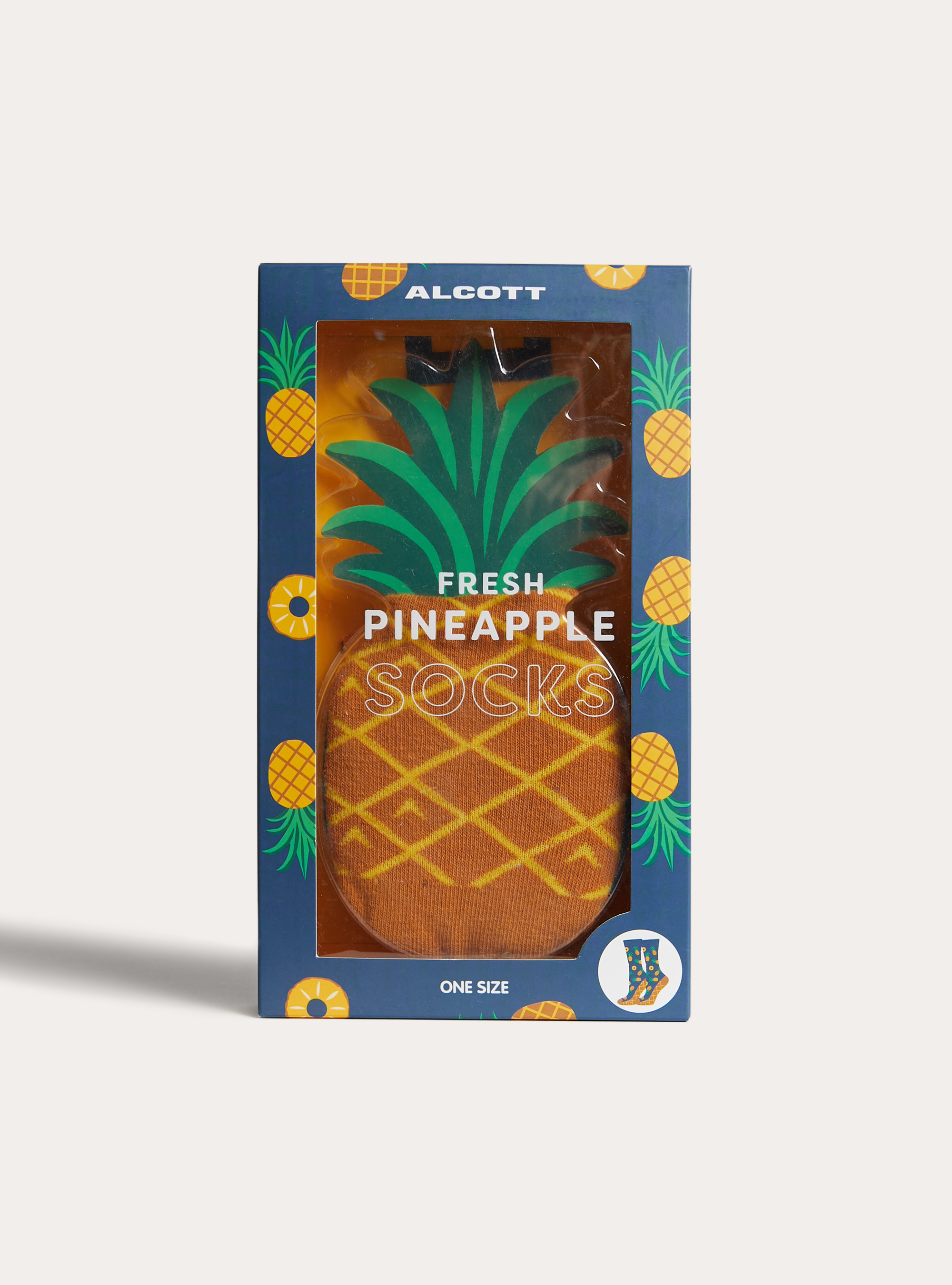 Pineapple socks, NA1 NAVY DARK