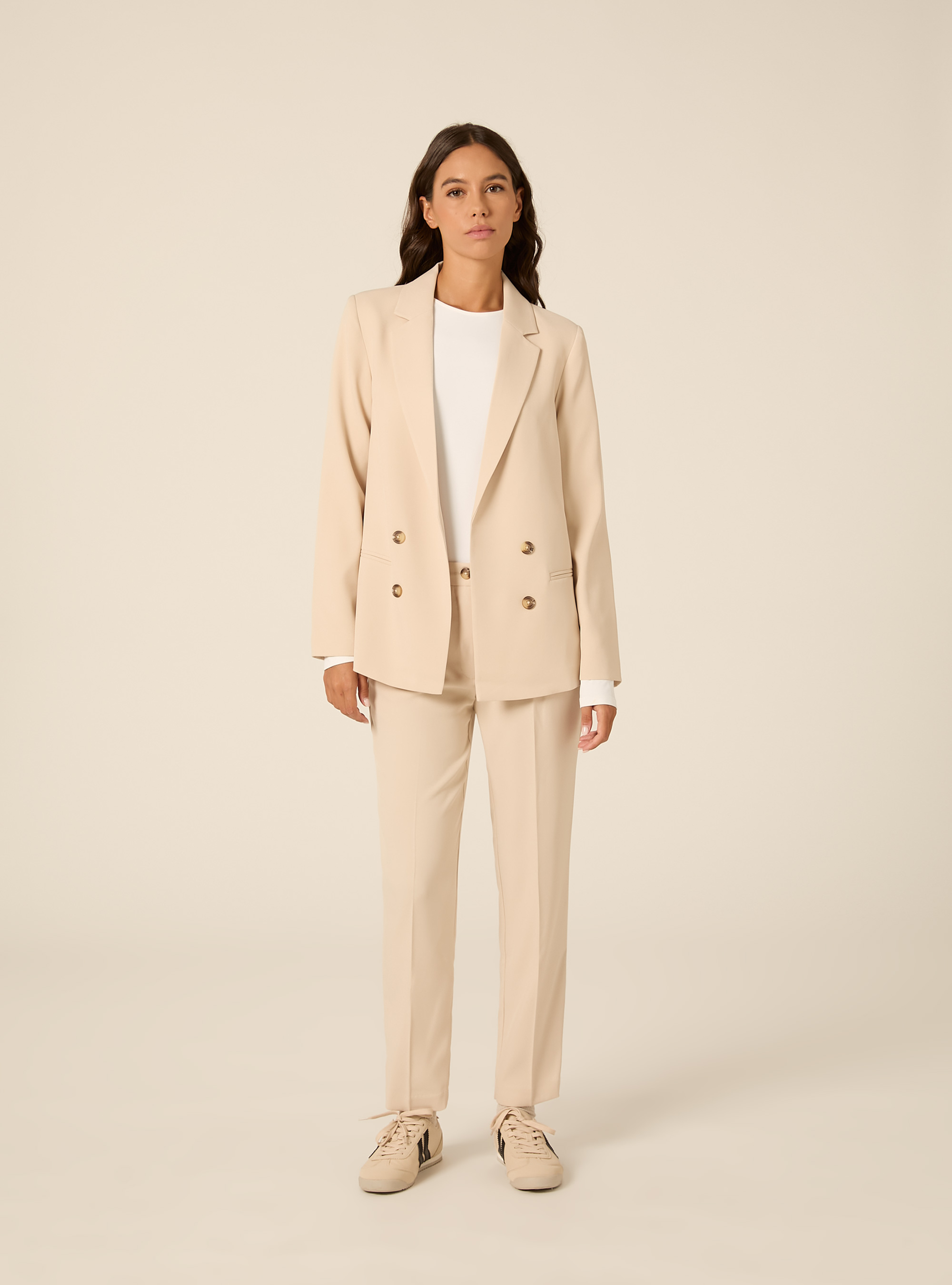 Pantaloni con pence, SA3 SAND LIGHT