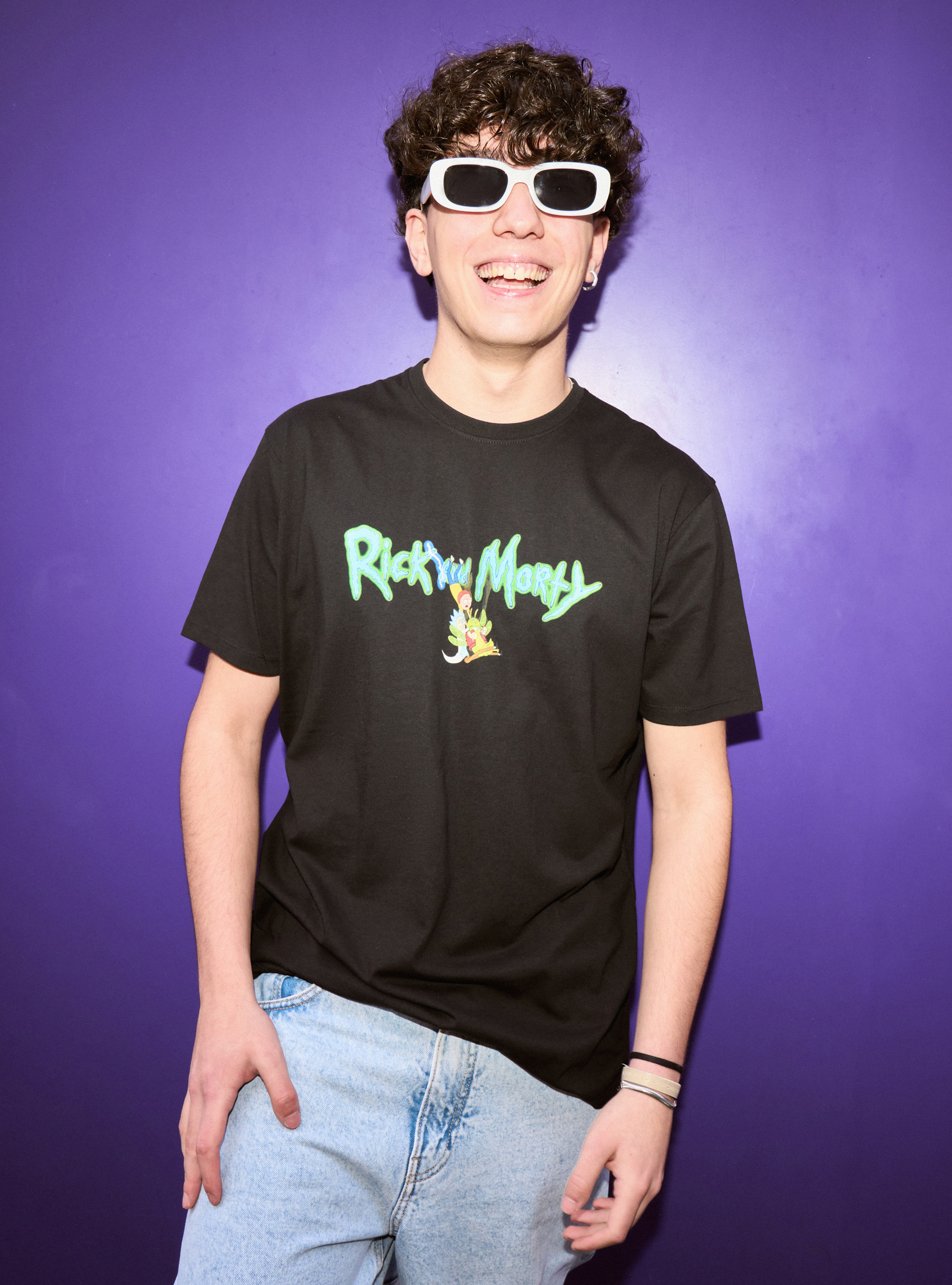 Camiseta Rick and Morty / Alcott, BK1 BLACK