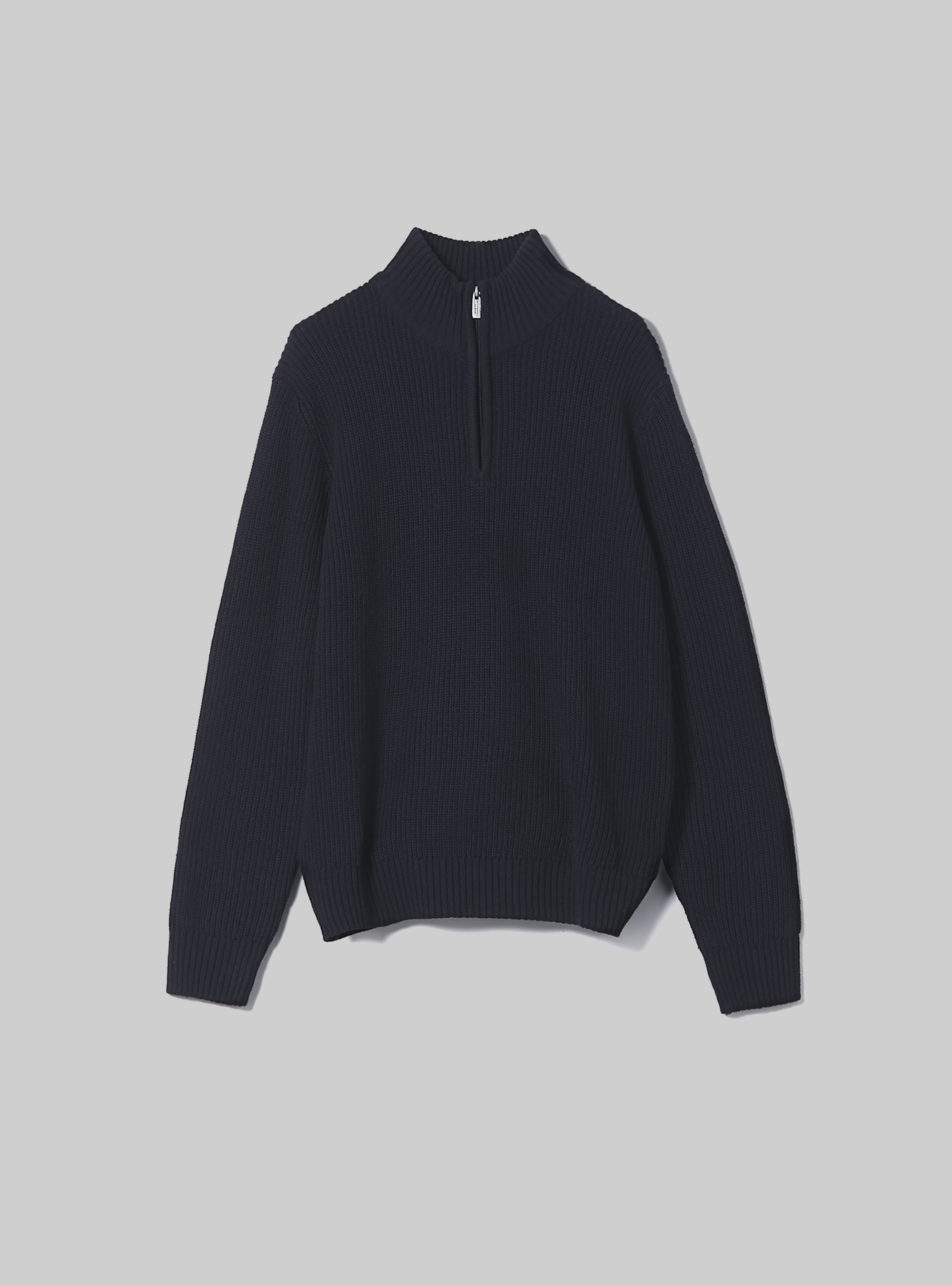 【HI FI FNK】Pole Half-Zip Sweater High neck pullover with half zip
