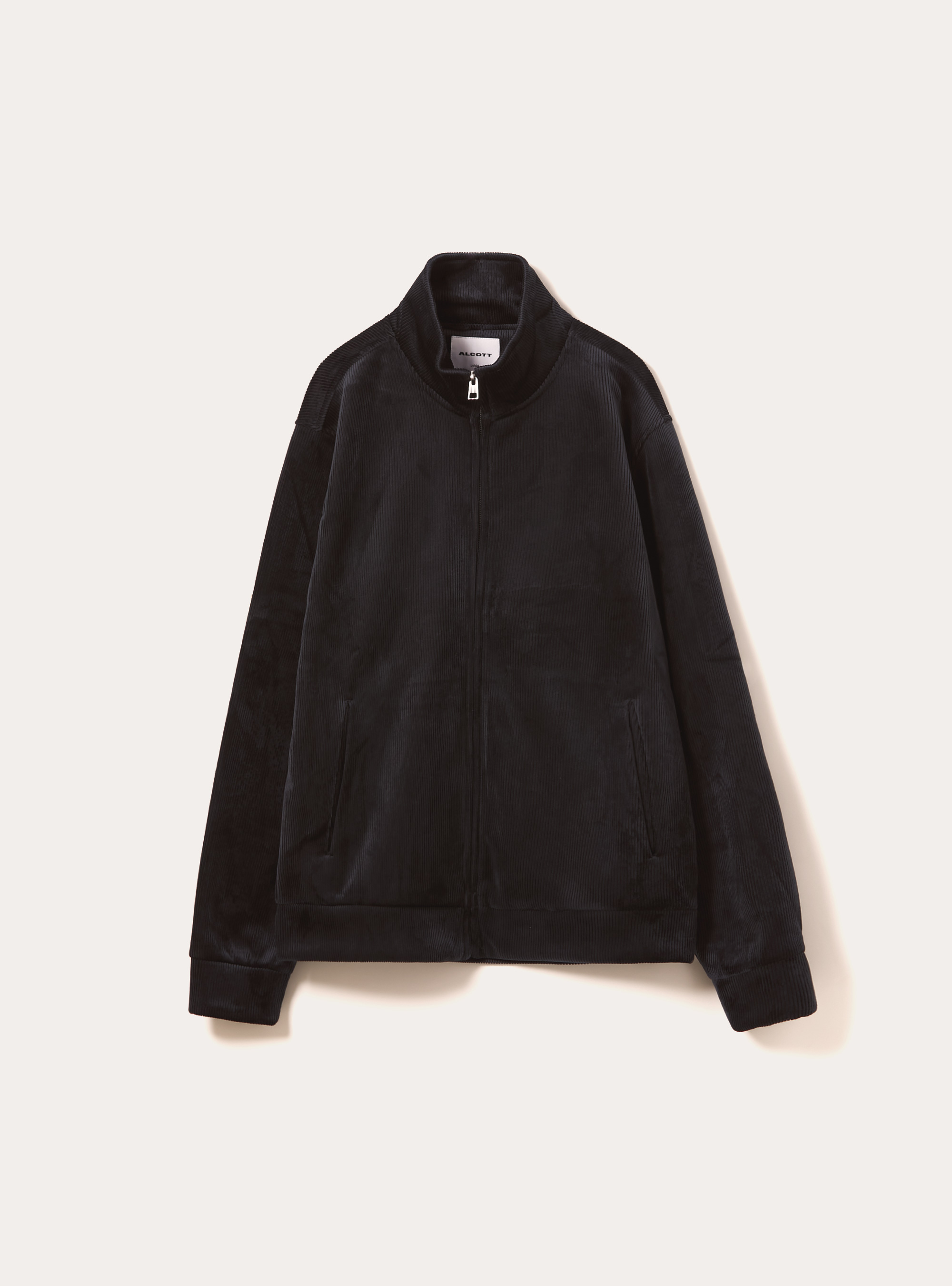 Sudadera con cremallera de pana, NA1 NAVY DARK