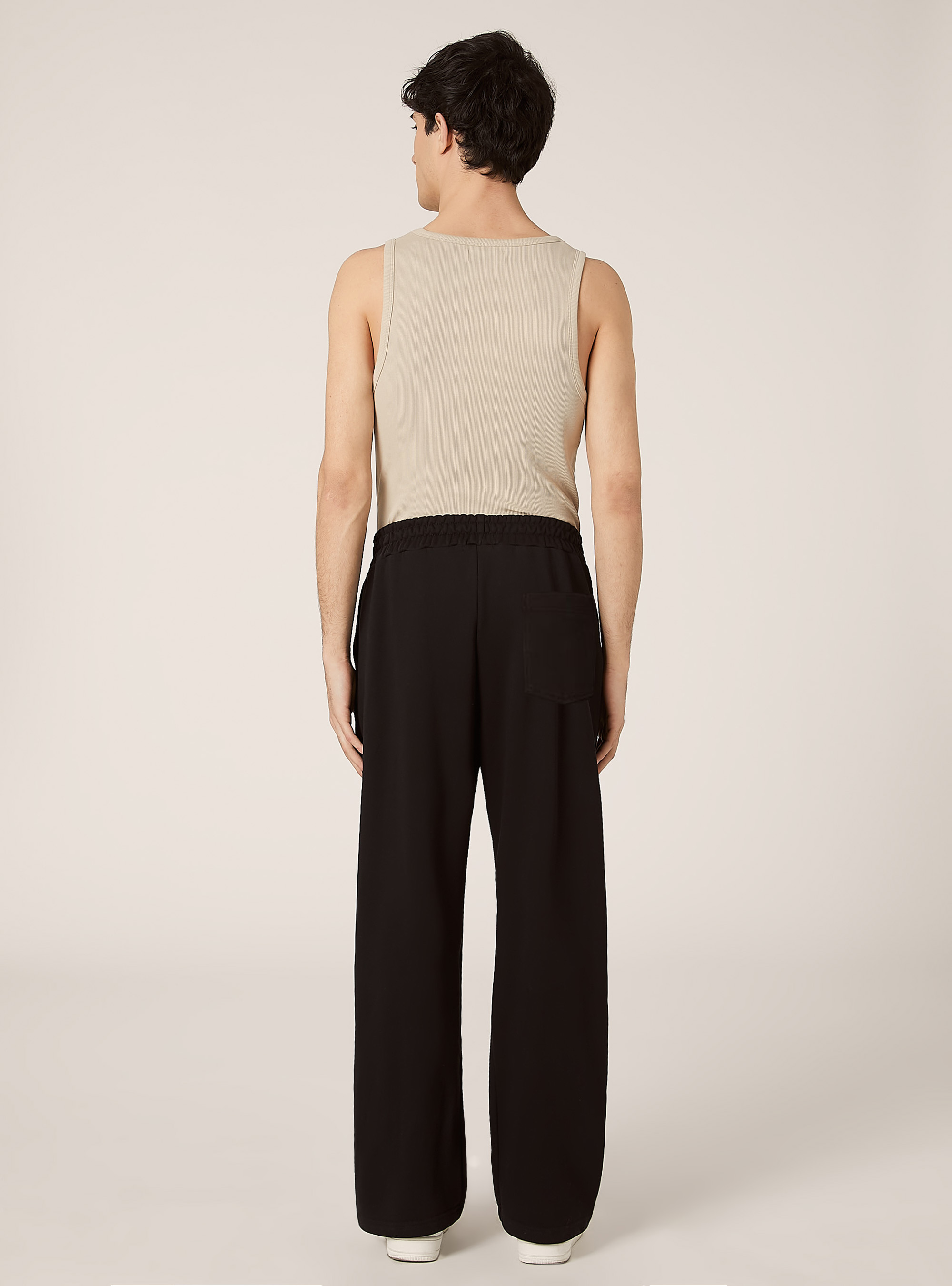 Pantalone in felpa loose fit, BK1 BLACK