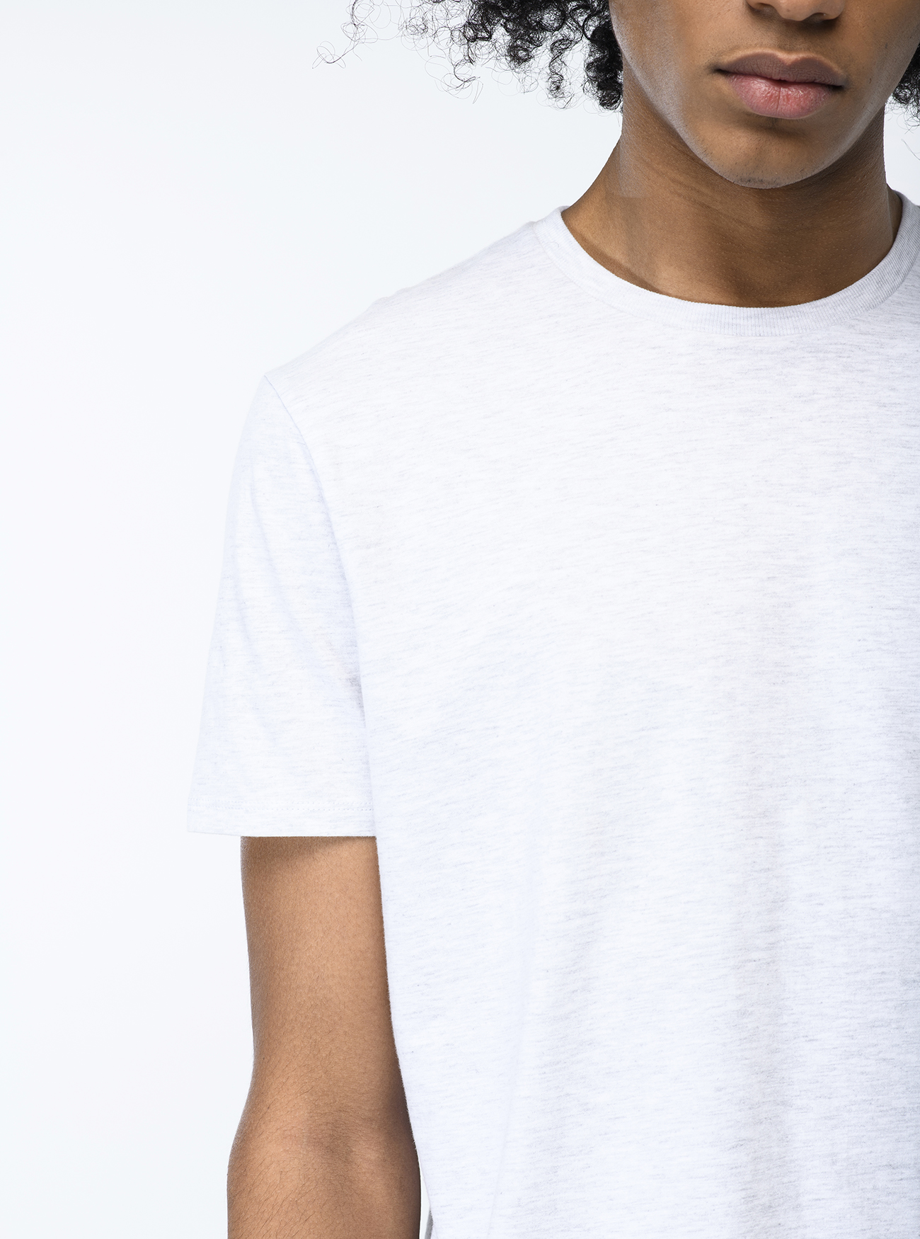 T-shirt tinta unita, BLANCO ÁRTICO