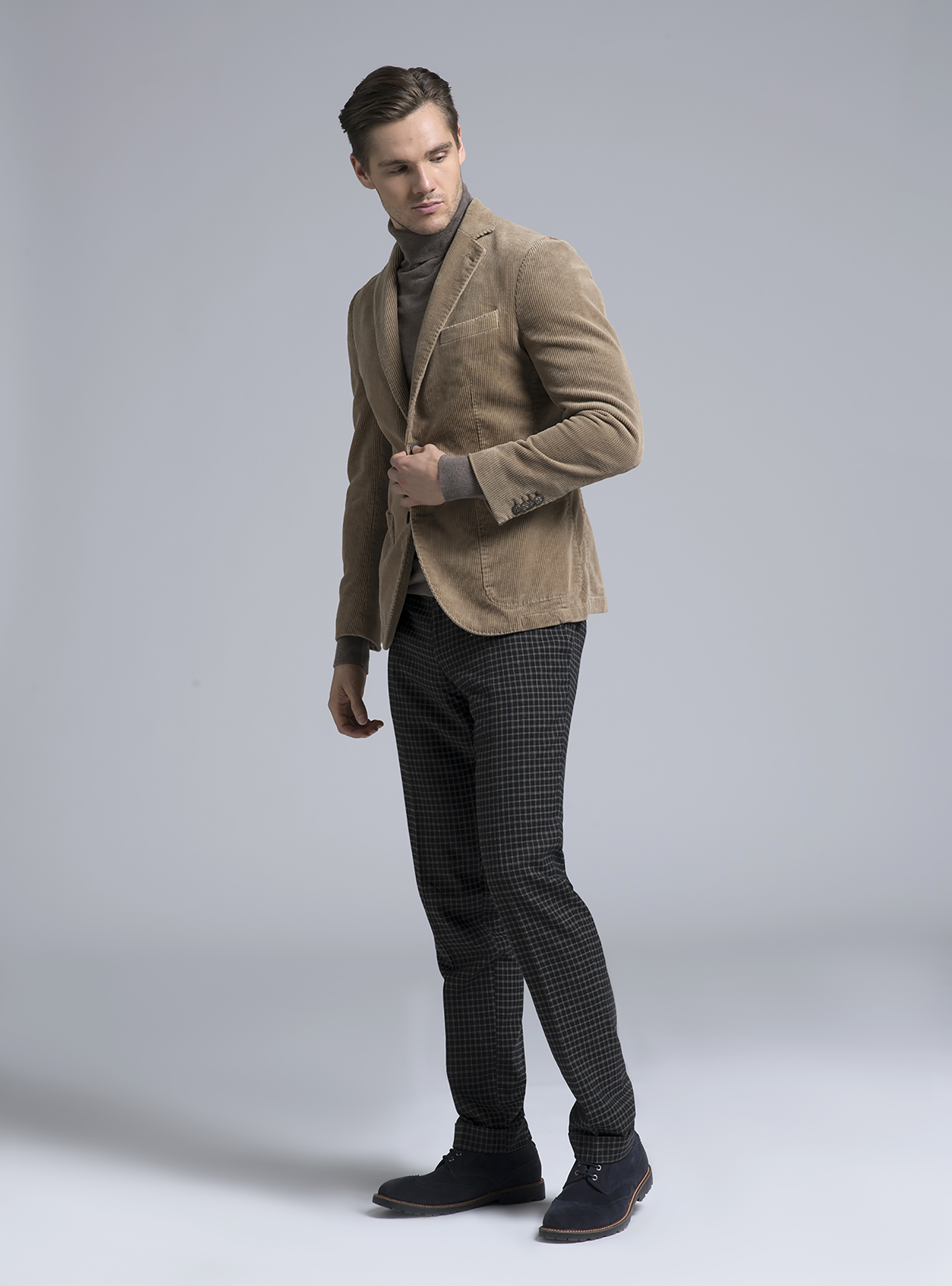 Giacca in velluto, C560 ECRU