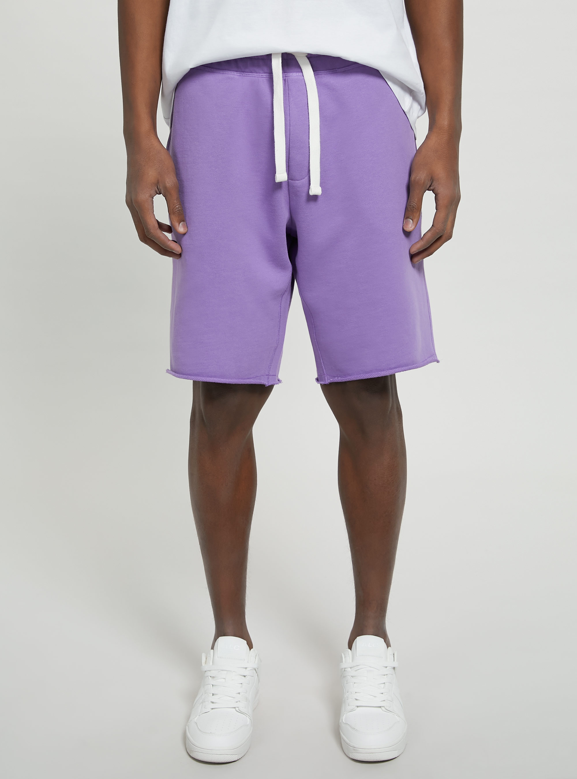 Bermuda en coton, LC1 LILLAC DARK