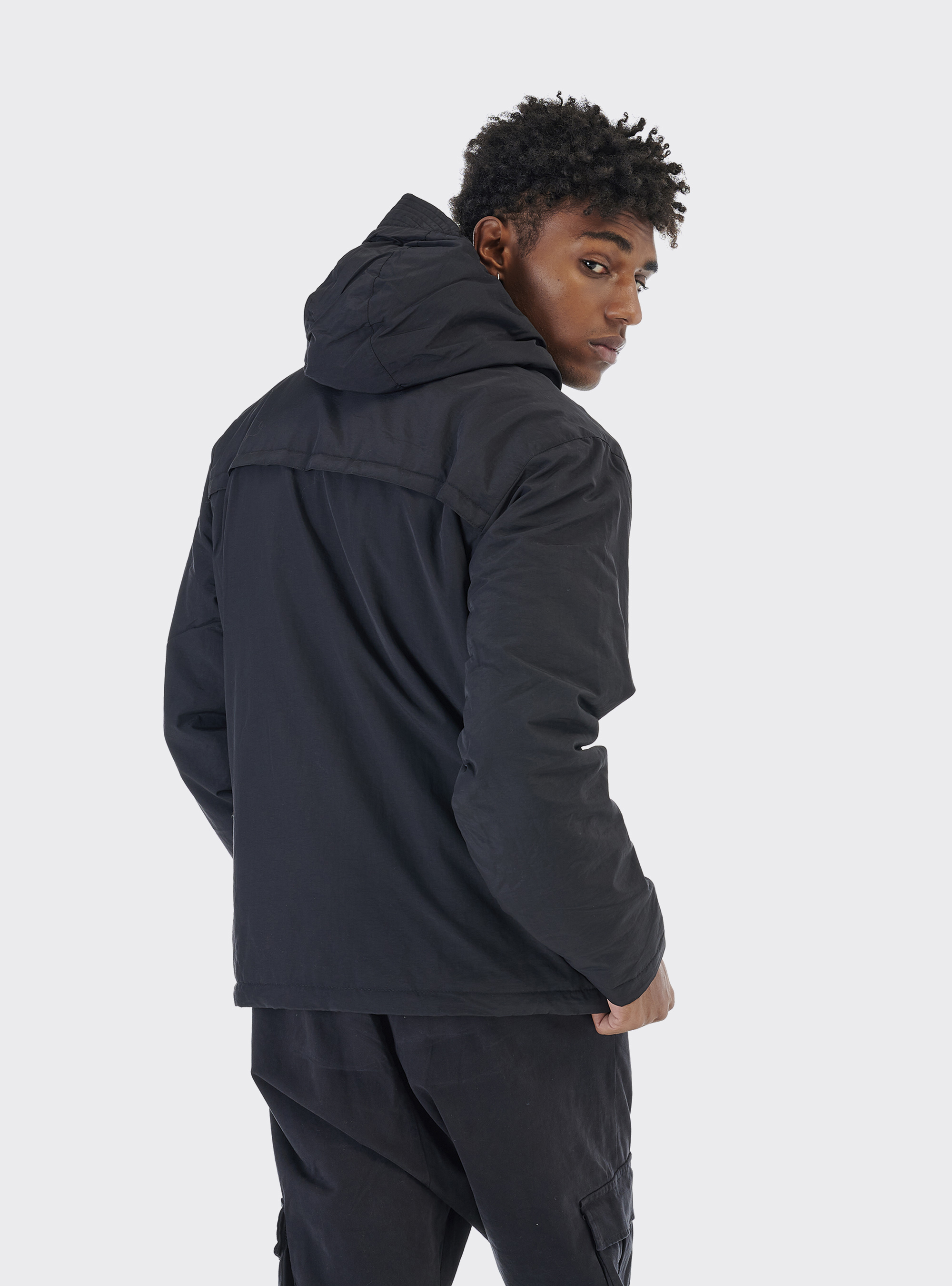 Anorak jacket with 100% recycled polyester padding Anorak jacket with 100% recycled polyester padding