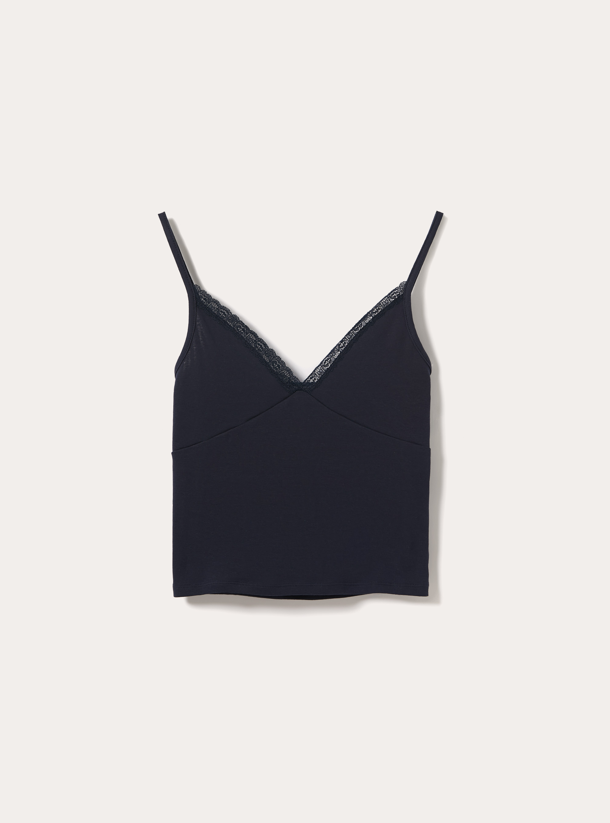Bralette Top with Lace Detail, NA3 NAVY LIGHT