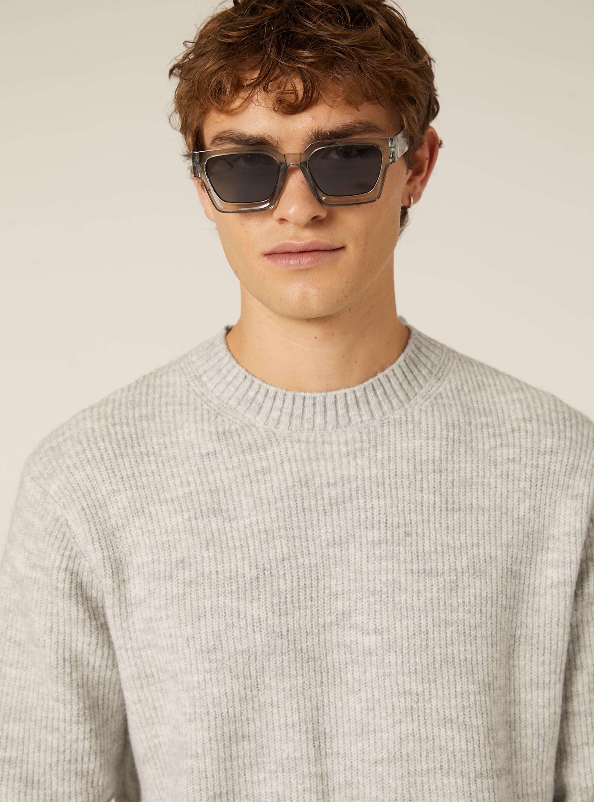 Jersey suave de canalé, MGY1 GREY MEL DARK