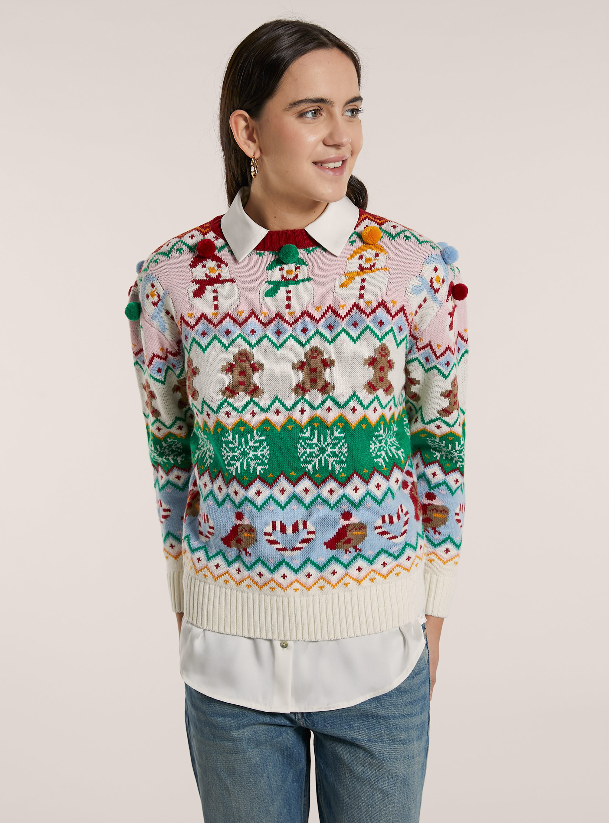 Pullover Christmas Family Collection, RD2 RED MEDIUM