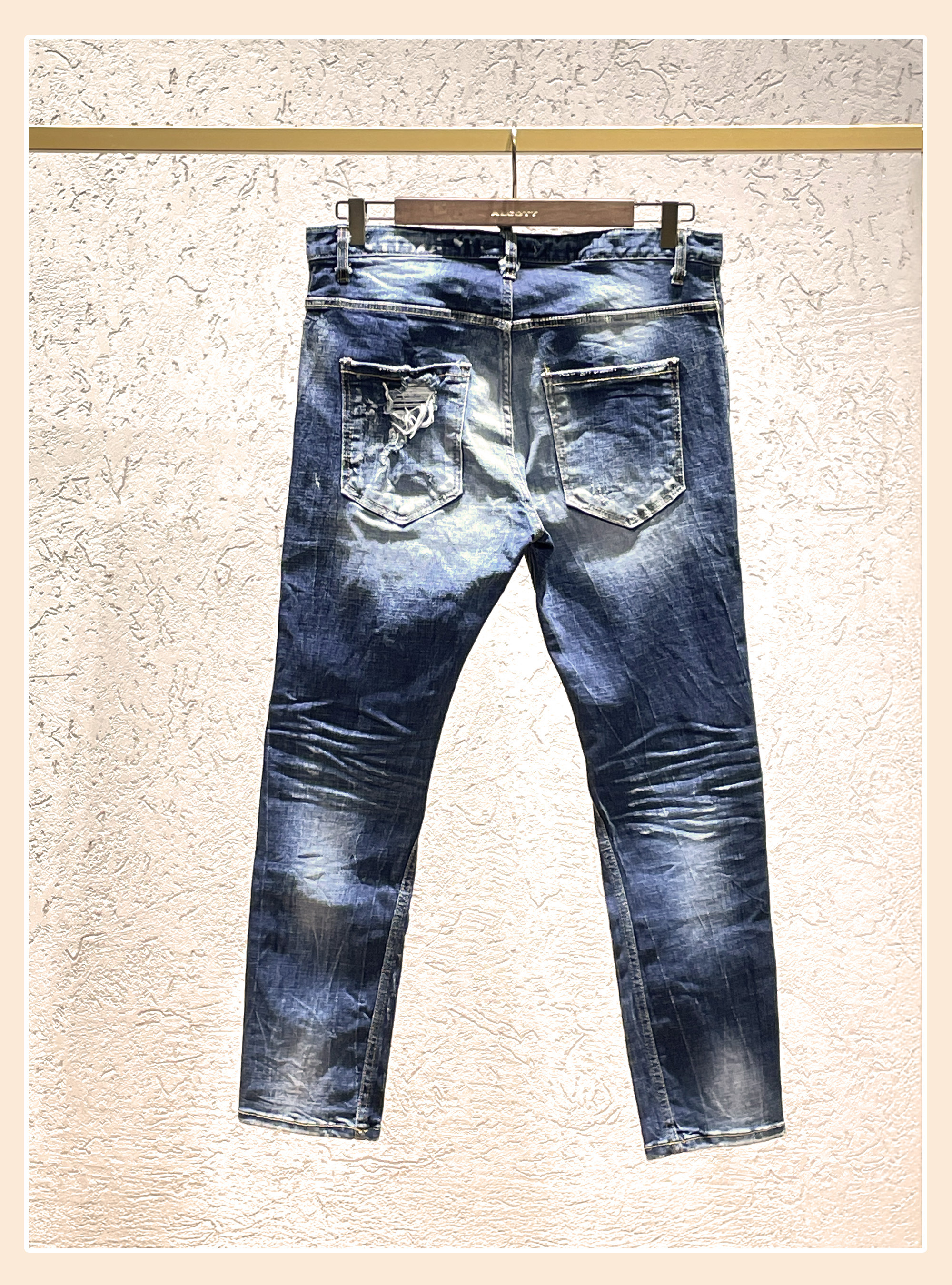 Jeans strappati BLACK BANANA, AZZURRO