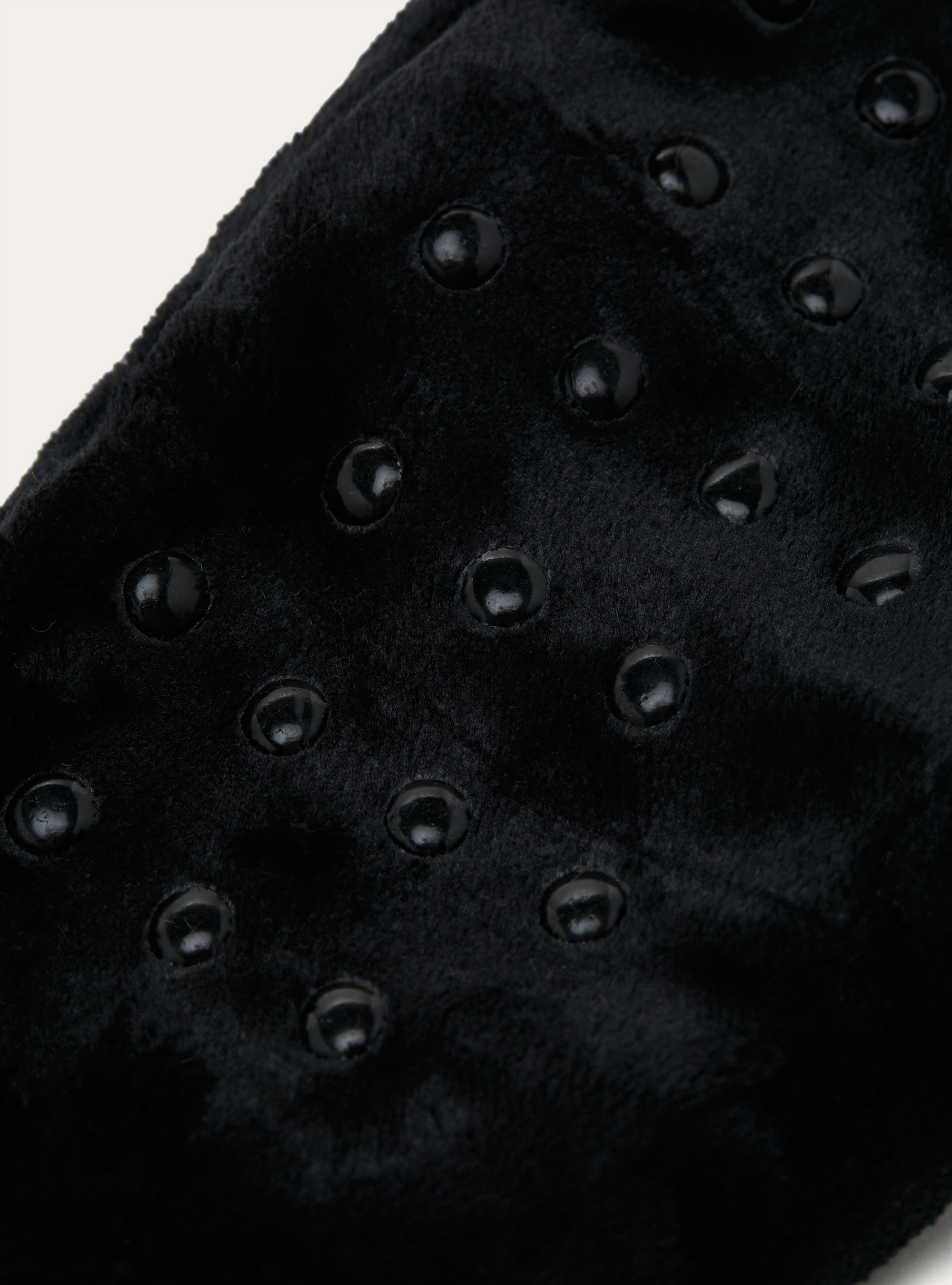 Faux fur sock slippers, BK1 BLACK