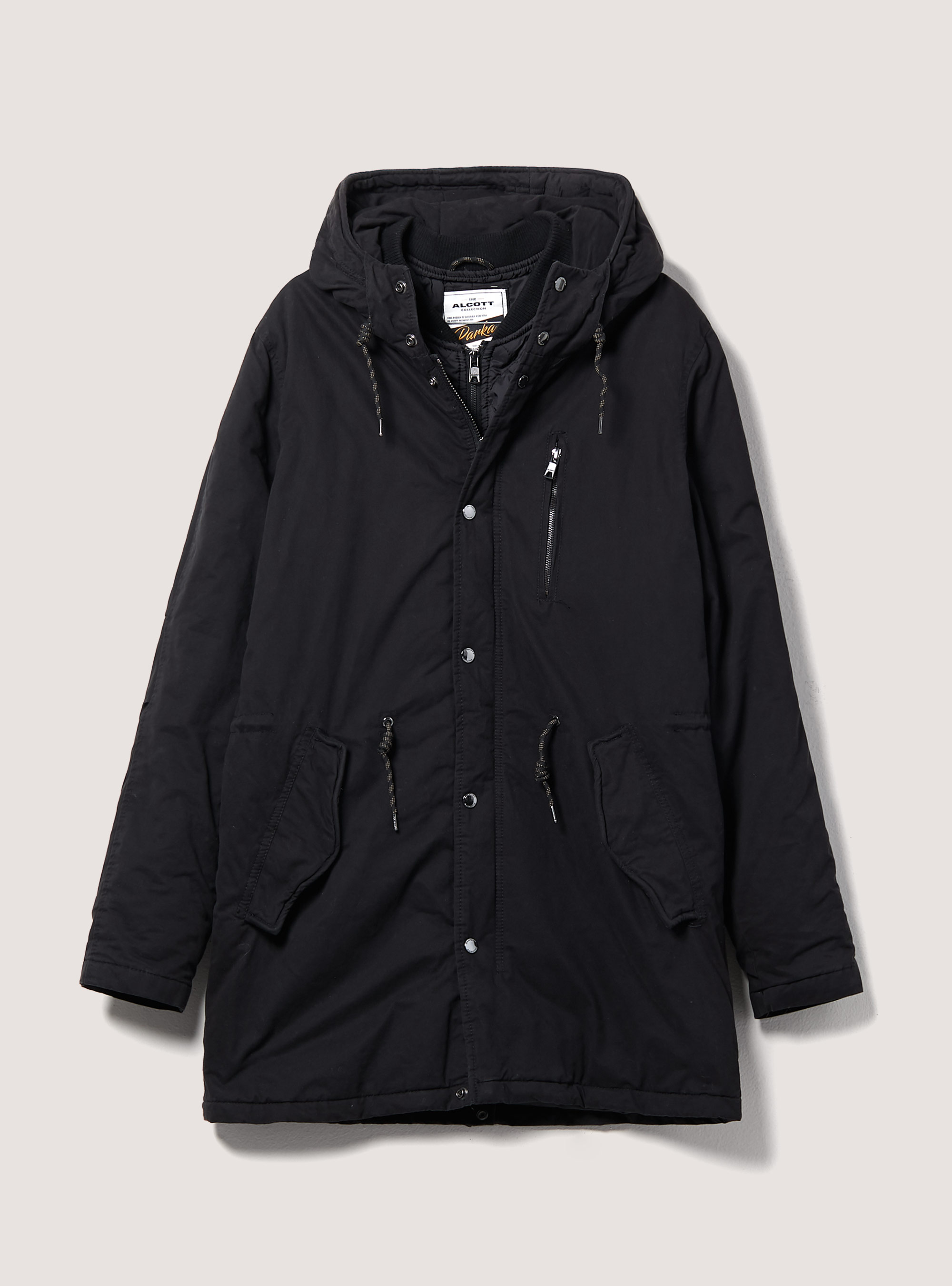 Parka avec fausse veste, C101 BLACK