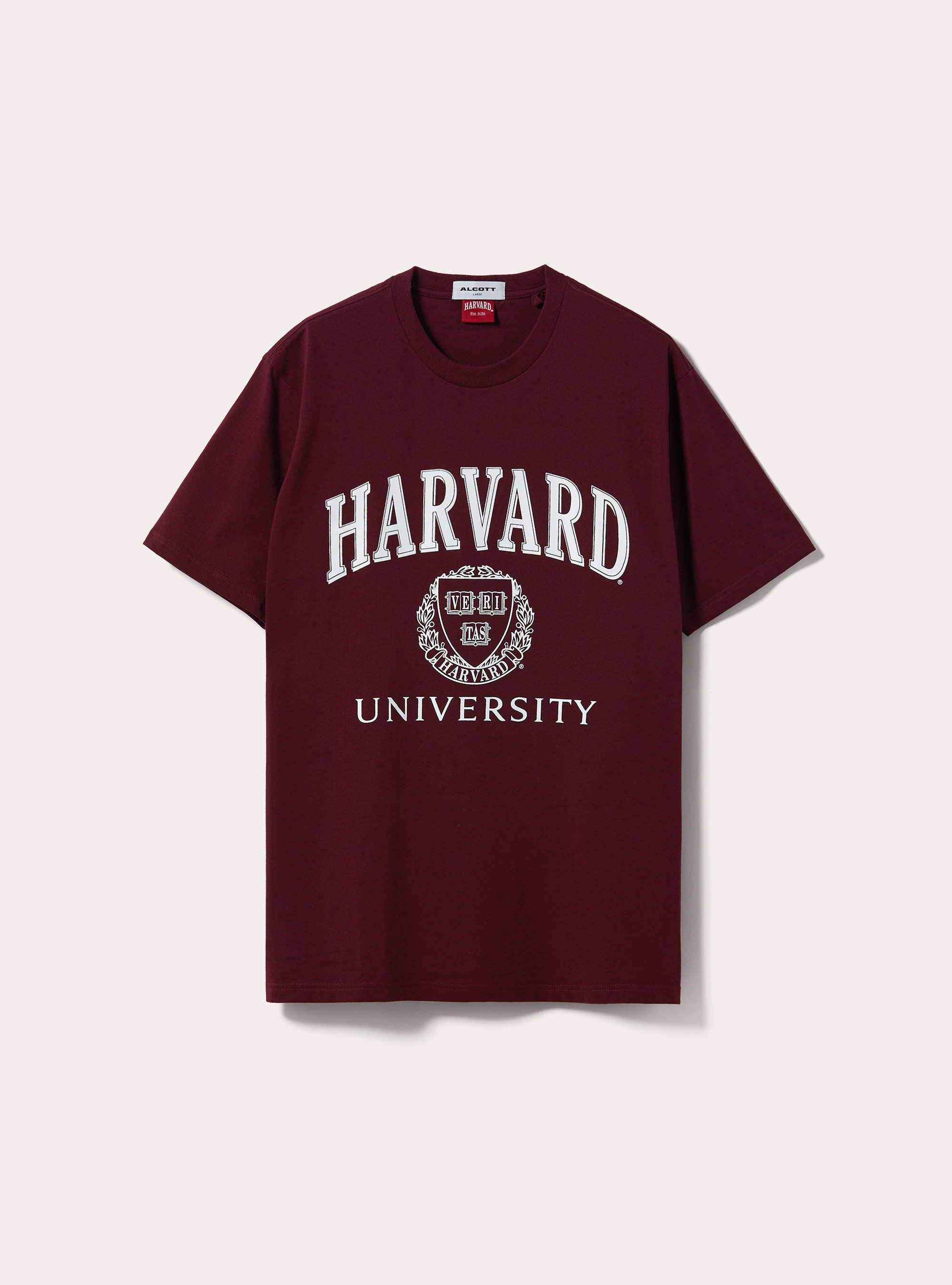 Harvard / Alcott T-shirt, BO1 BORDEAUX DARK