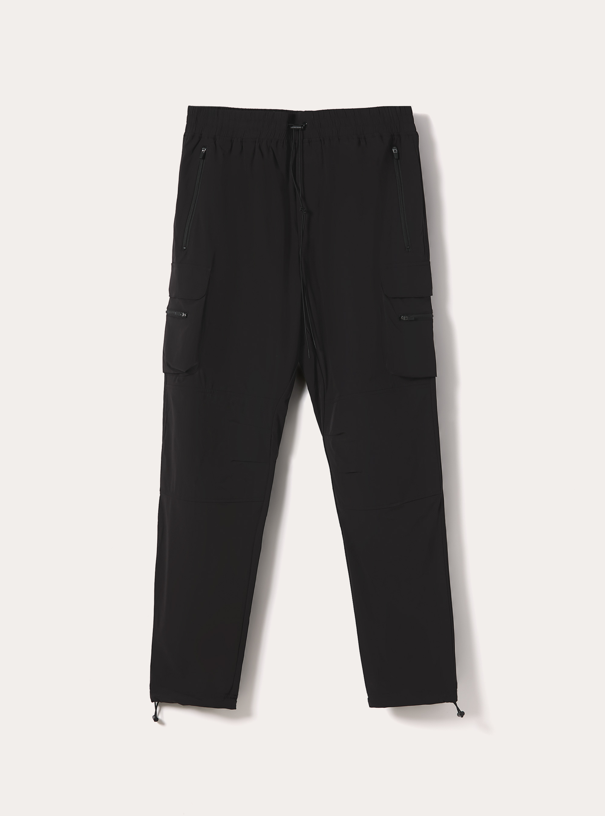 Pantaloni in tessuto tecnico  con tasconi, BK1 BLACK