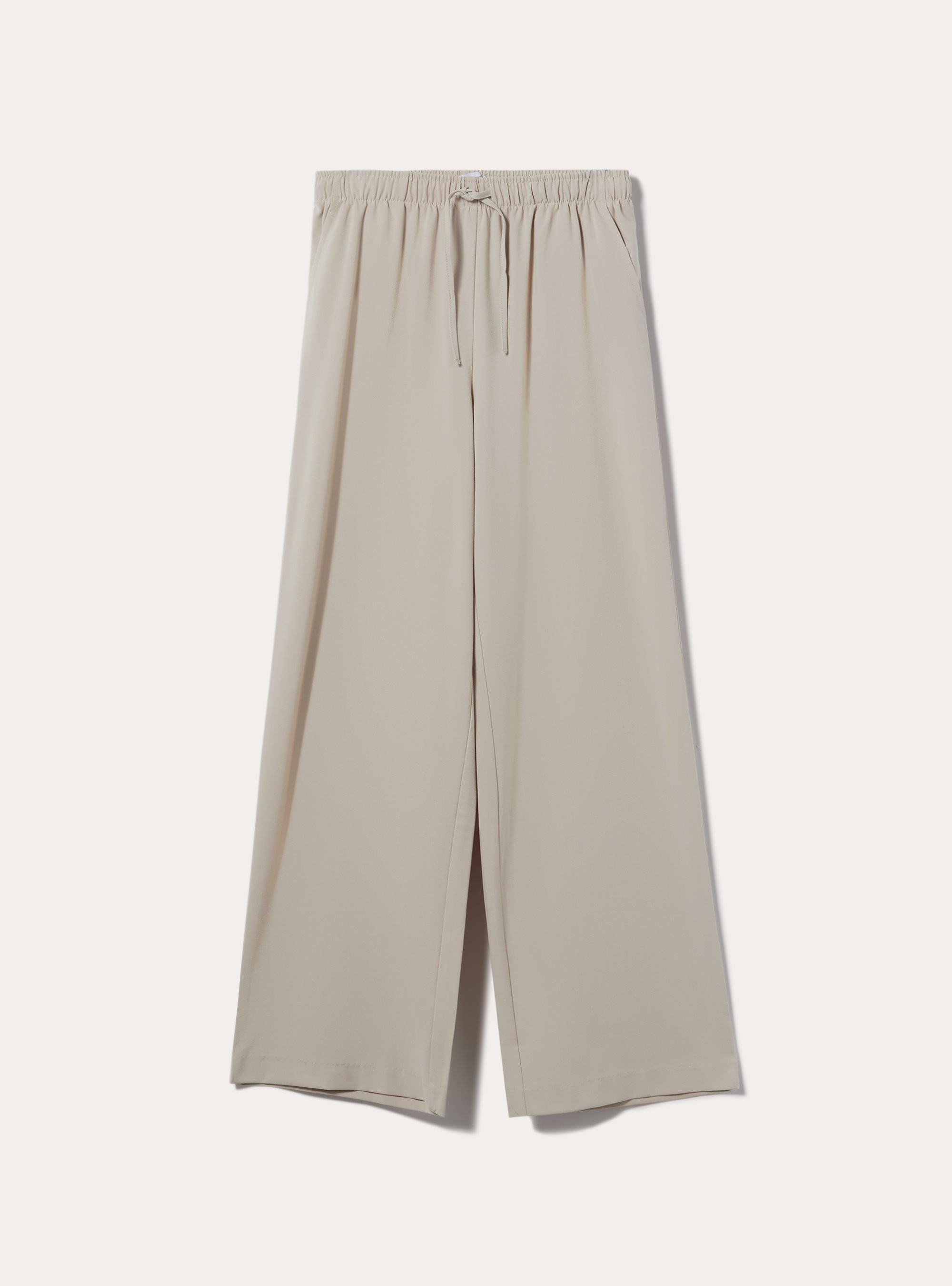 Pantalon élégant avec cordon de serrage, BG2 BEIGE MEDIUM