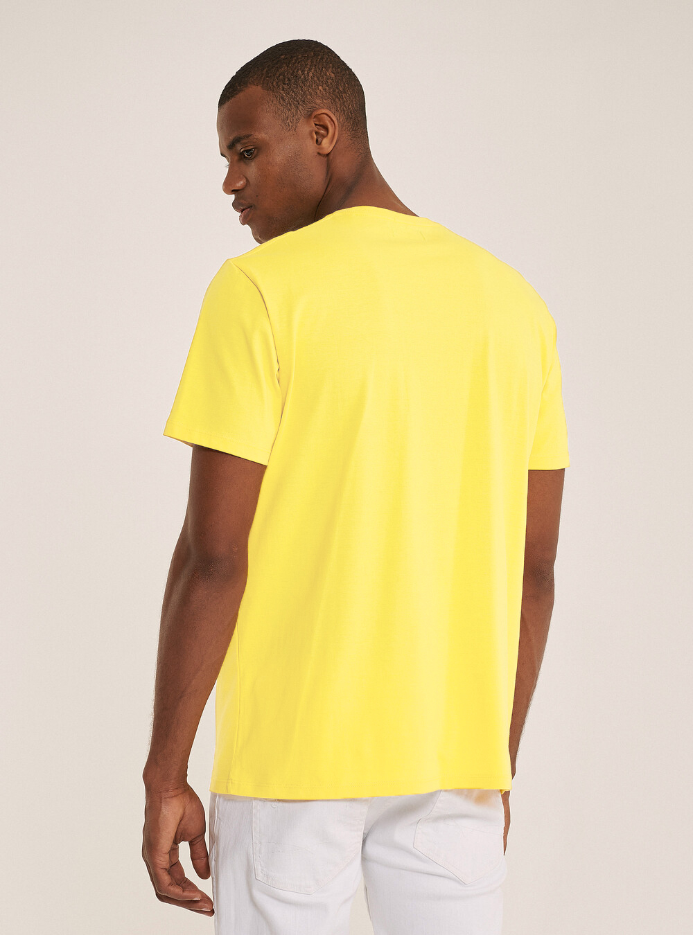 T-shirt avec logo coloré, C749 YELLOW