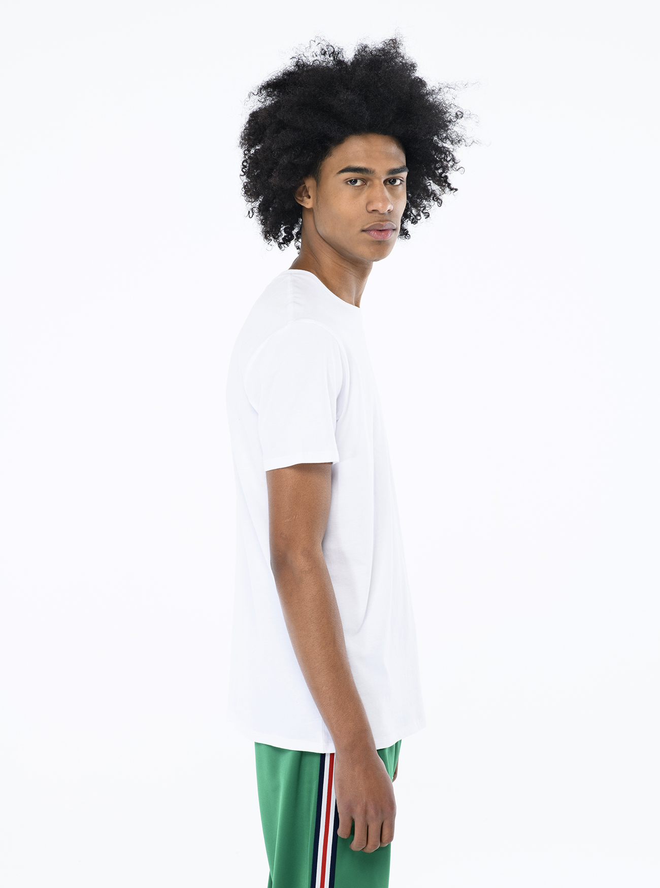 T-shirt tinta unita, BIANCO