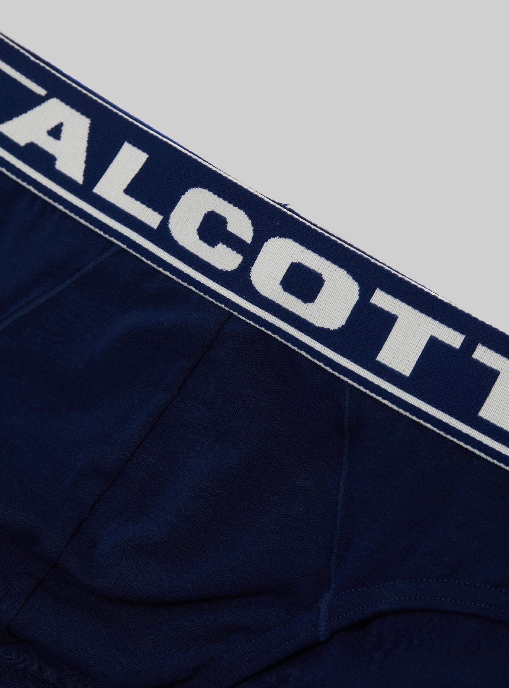 Stretch cotton briefs with logo, NA1 NAVY DARK