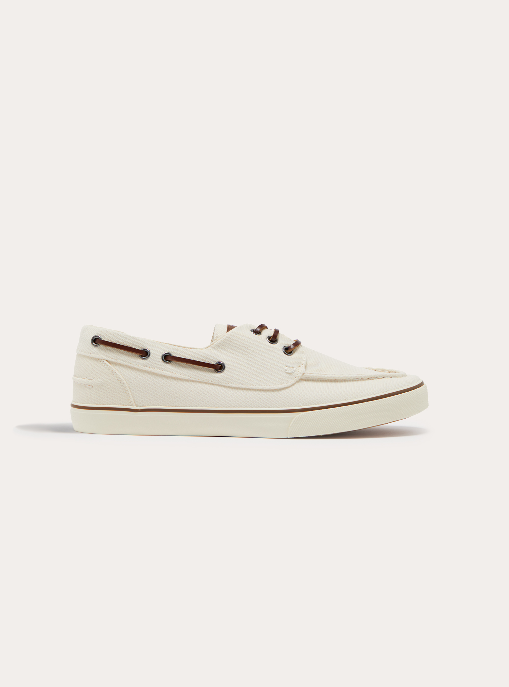 Scarpa stile mocassino in canvas, BG3 BEIGE LIGHT