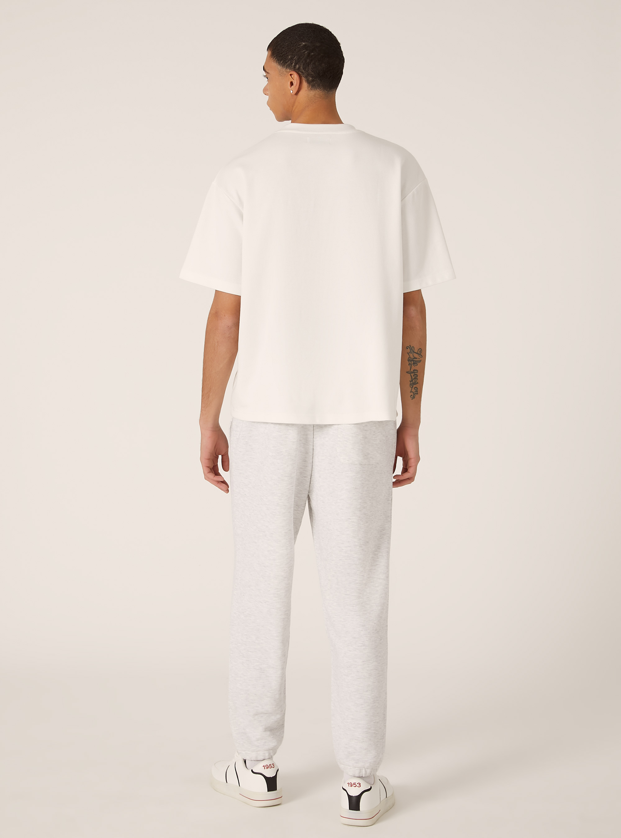 Pantaloni jogger in felpa, MGY3 GREY MEL LIGHT