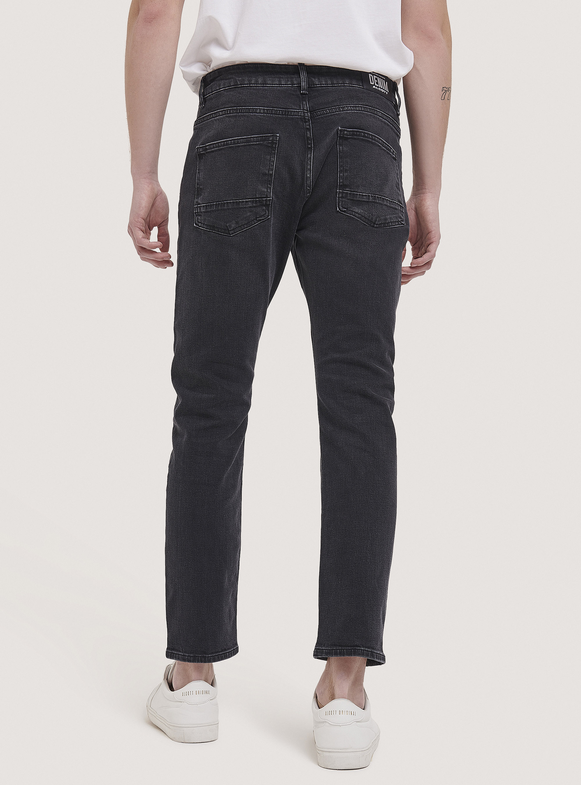 Jeans slim fit, D000 BLACK