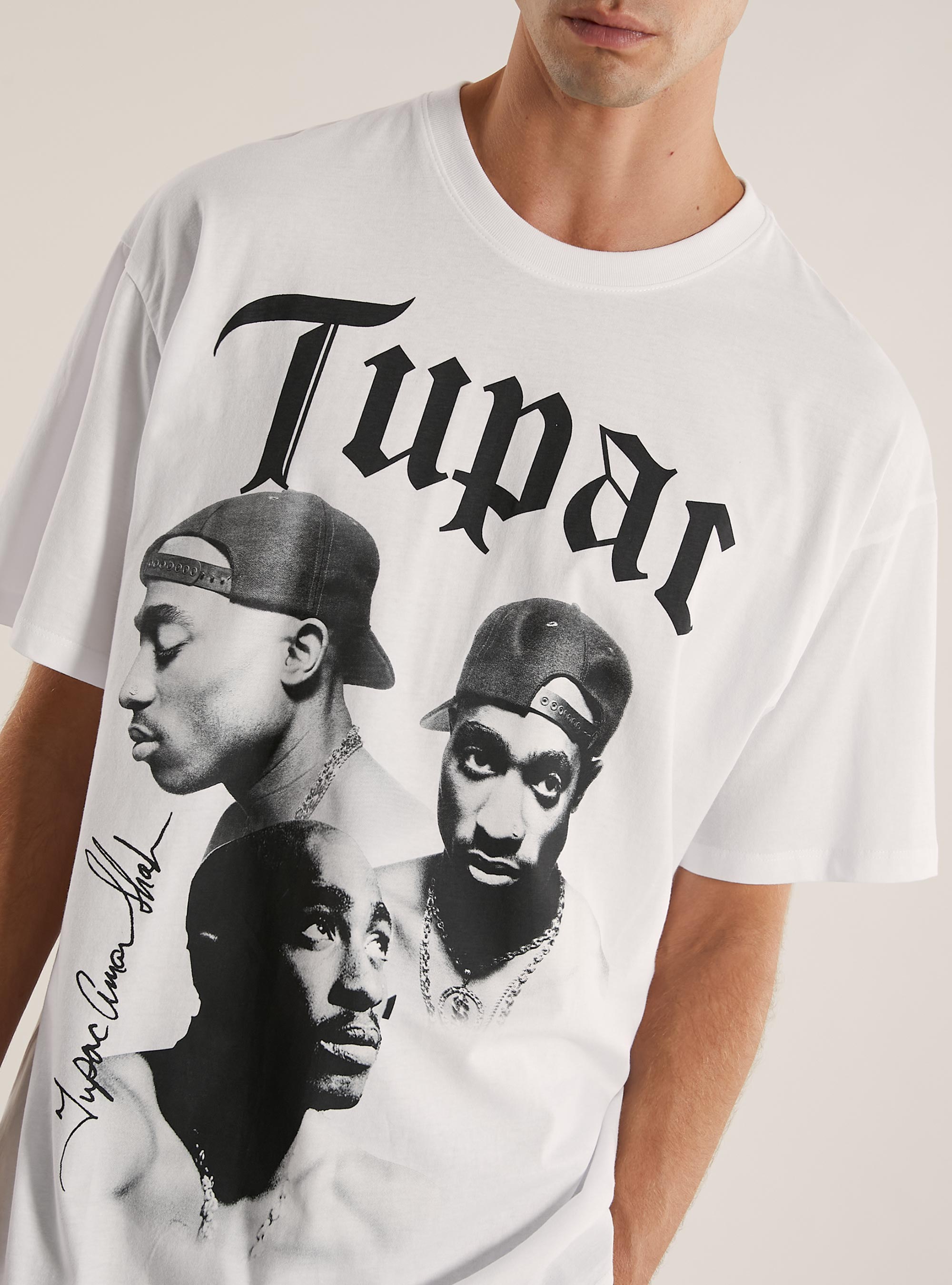 T-shirt coupe classique Tupac / Alcott, WH3 WHITE