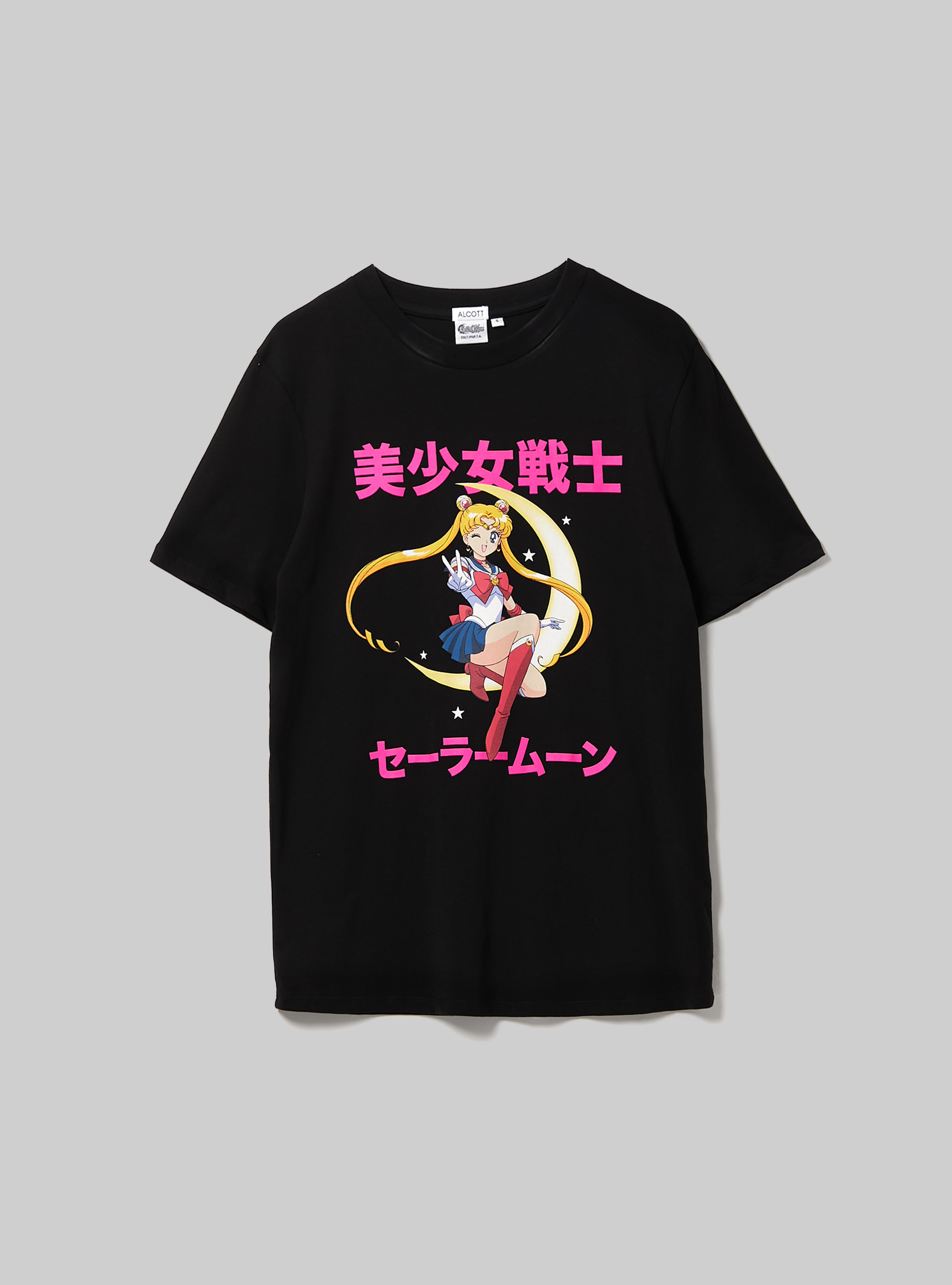 Sailor Moon / Alcott T-shirt, BK1 BLACK