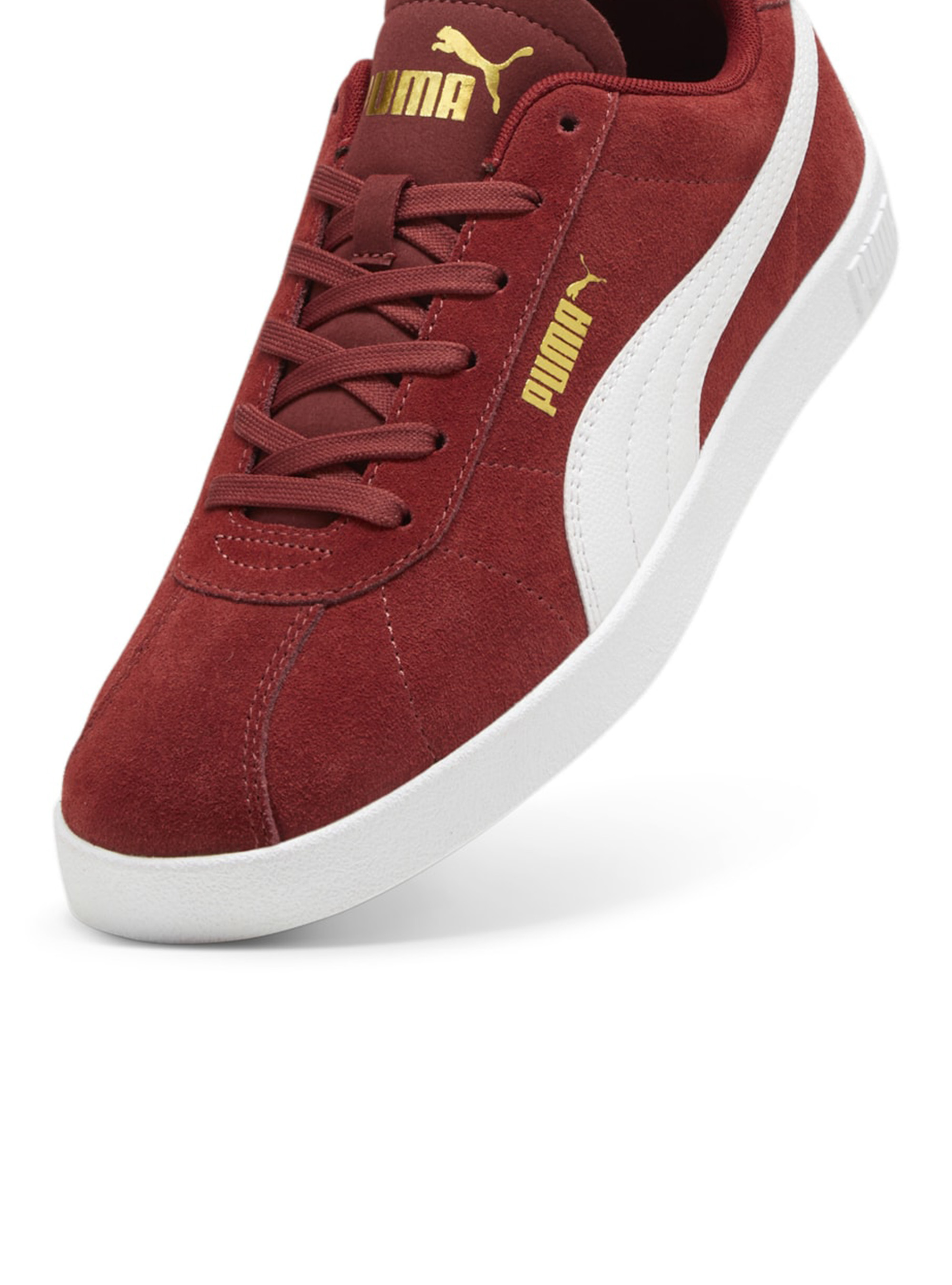PUMA Club II Unisex Suede Sneakers, RD2 RED MEDIUM