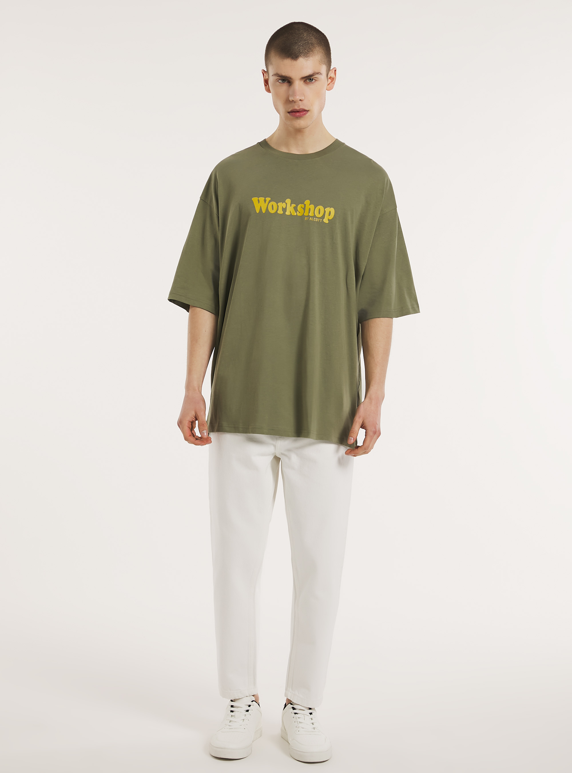 Maglietta oversize con logo, KY2 KAKY MEDIUM