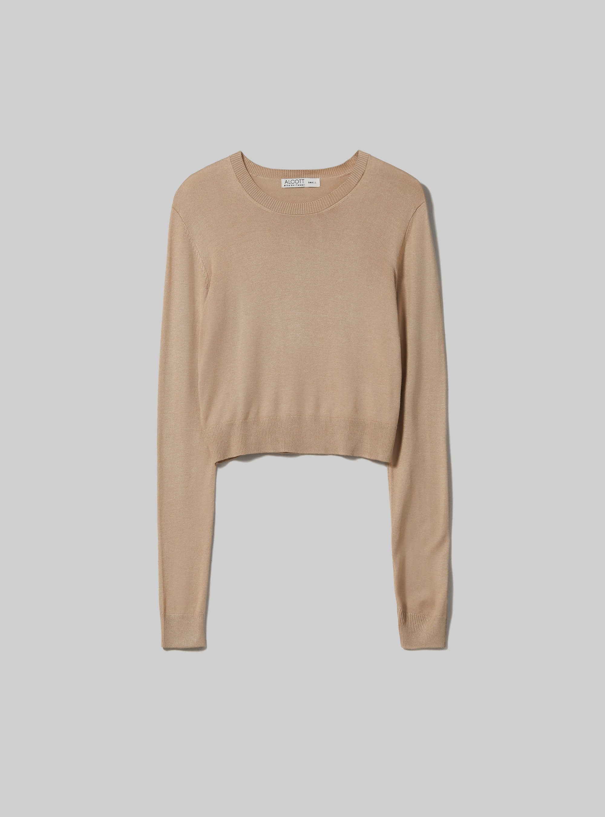 Pull court &agrave; col ras du cou, PK2 PINK MEDIUM