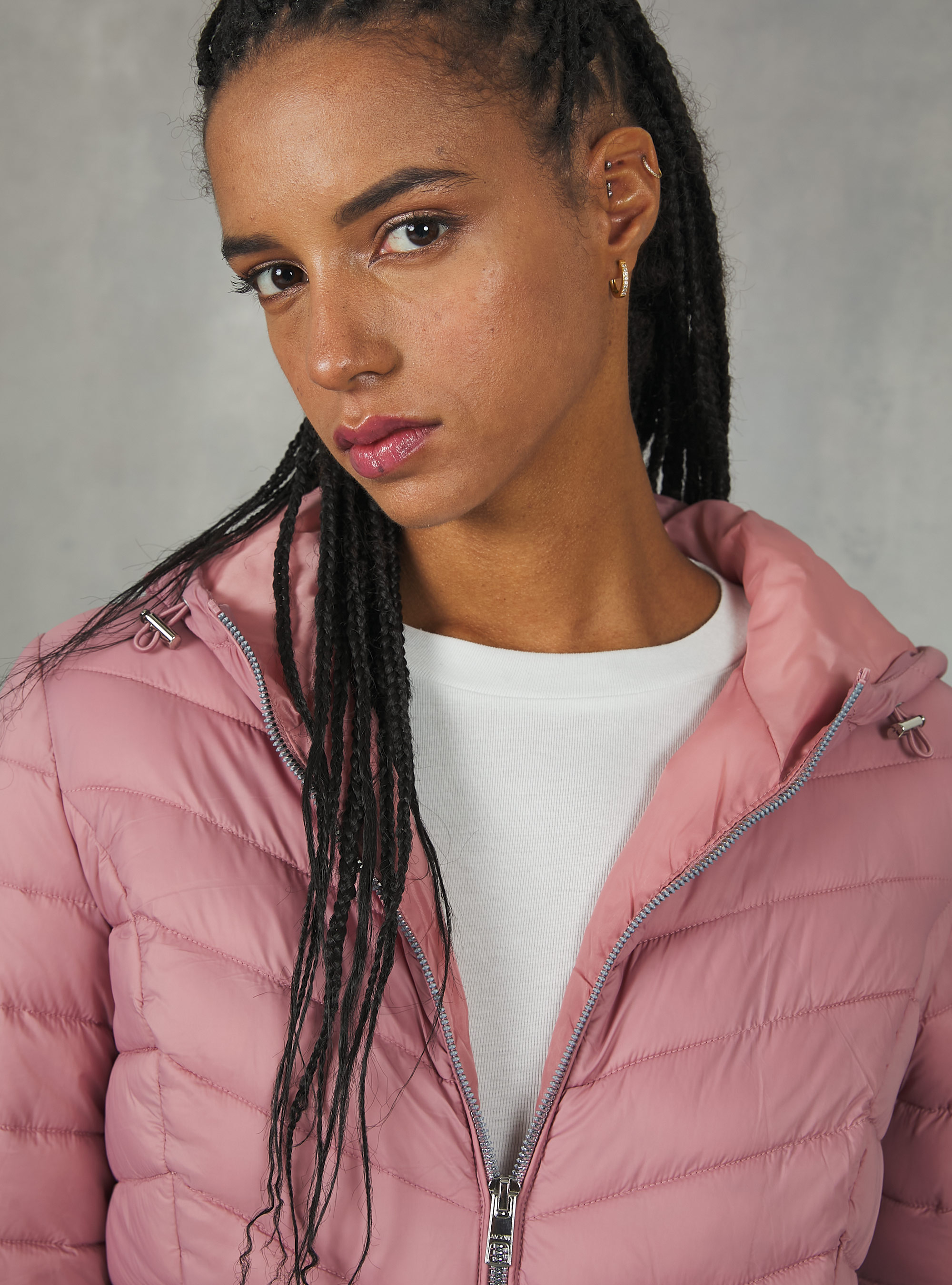 Jacket with recycled padding, PK2 PINK MEDIUM