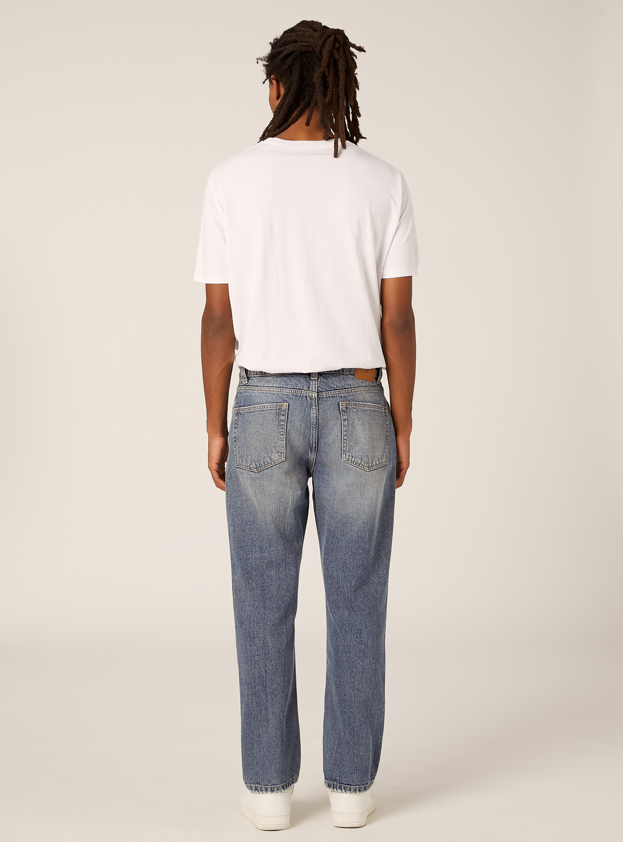 Jeans coupe droite, D005 LIGHT BLUE