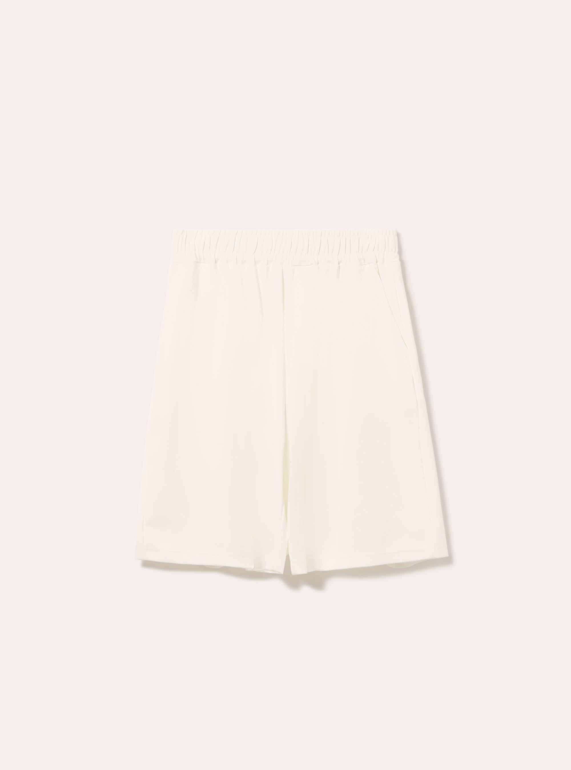 Loose Fit Bermuda Shorts, WH2 WHITE