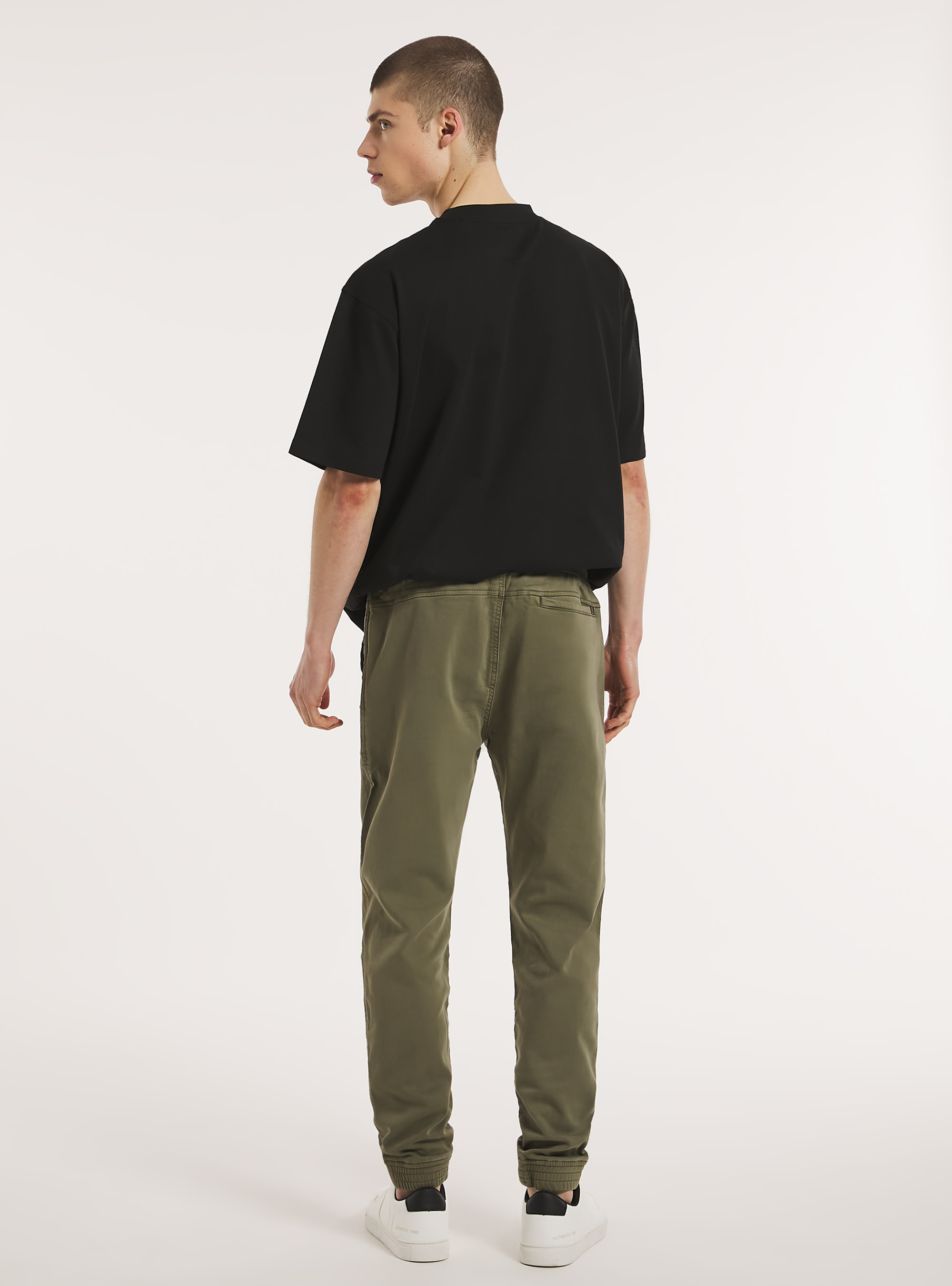 Cotton jogger trousers