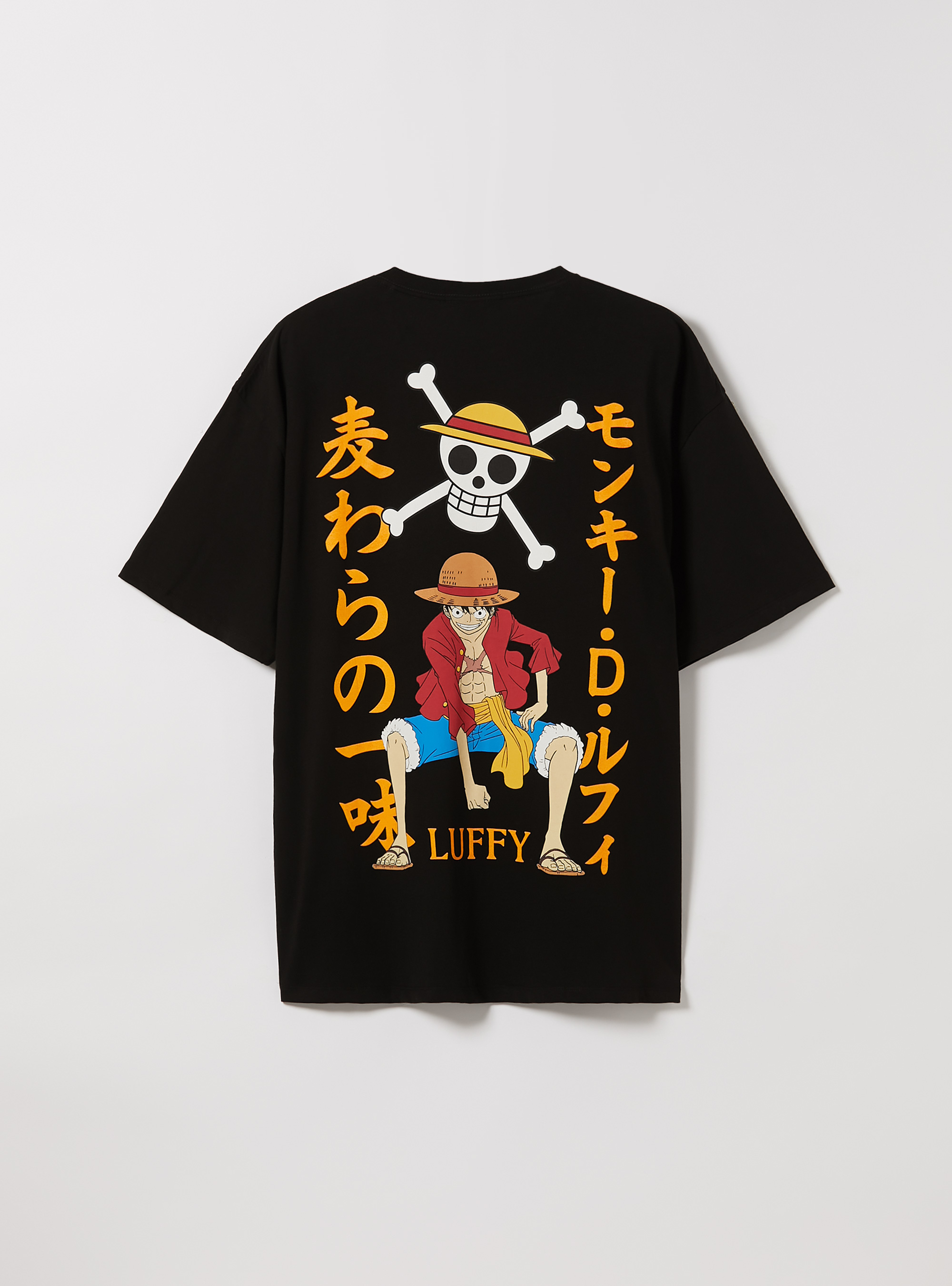 One Piece / Alcott oversized T-shirt, BK1 BLACK