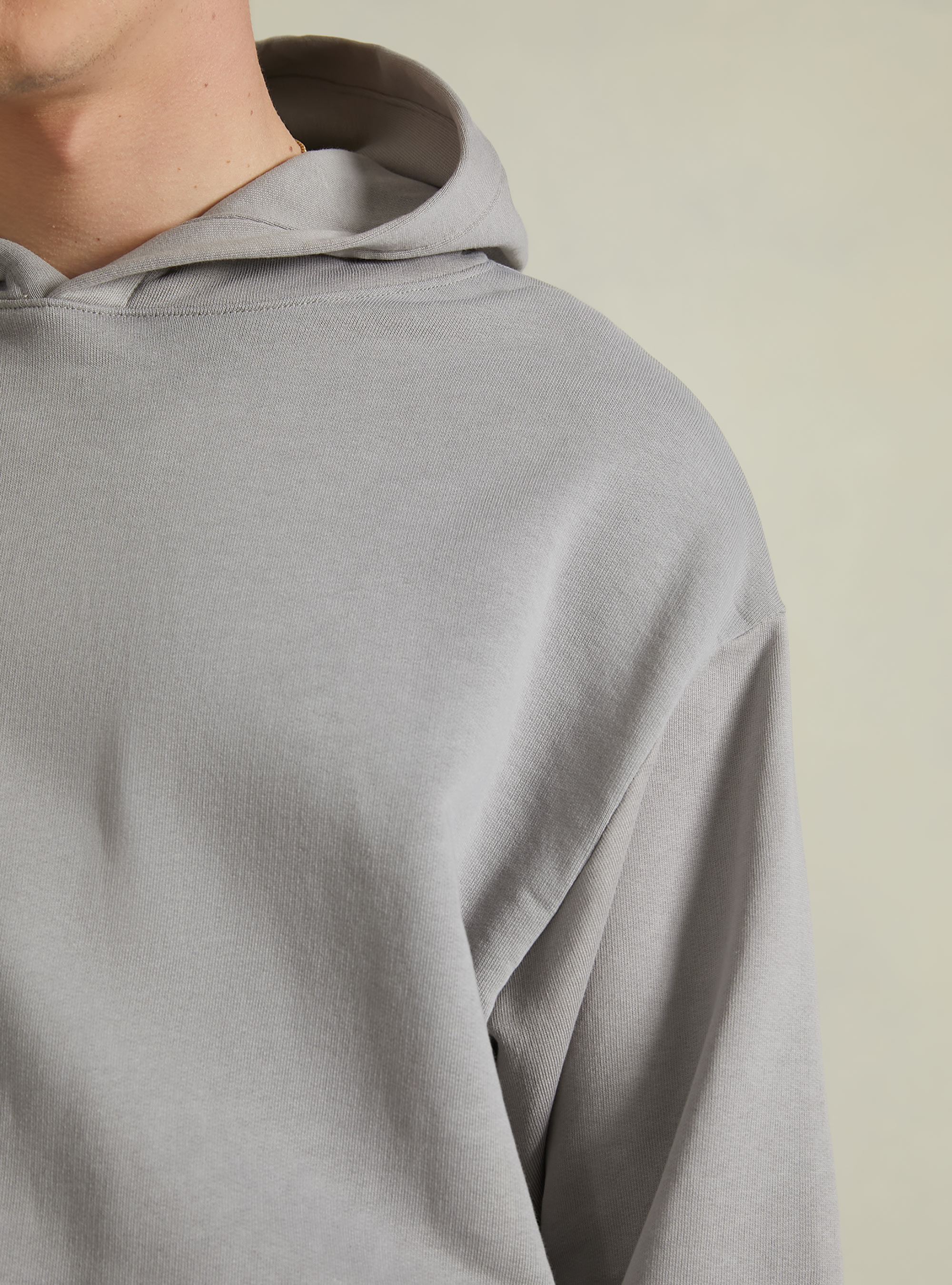 Boxy fit hoodie, GY2 GREY MEDIUM